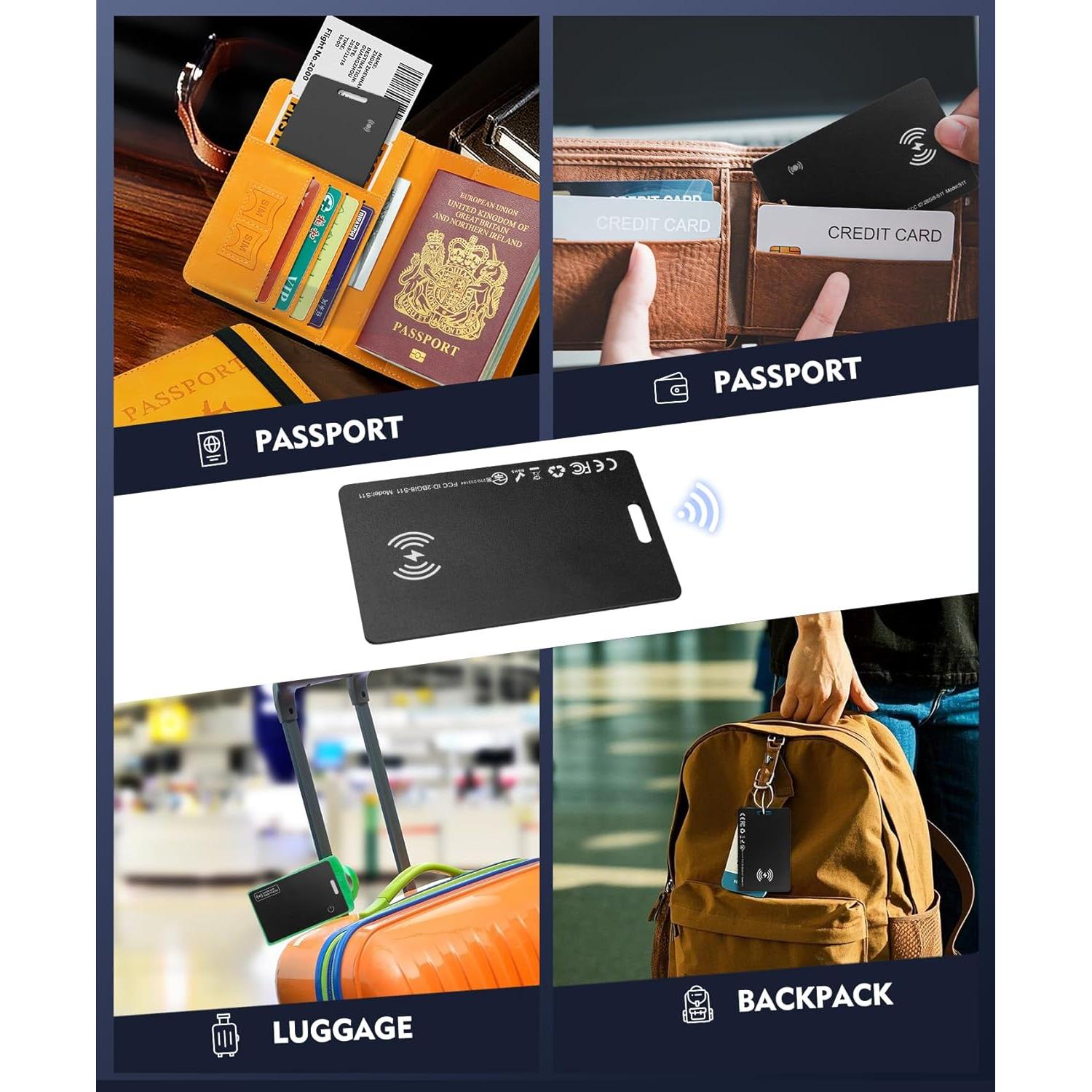 Tarjeta Rastreador Bluetooth Midlocater para iOS - Negro