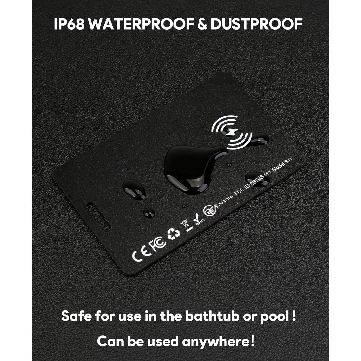 Tarjeta Rastreador Bluetooth Midlocater para iOS - Negro