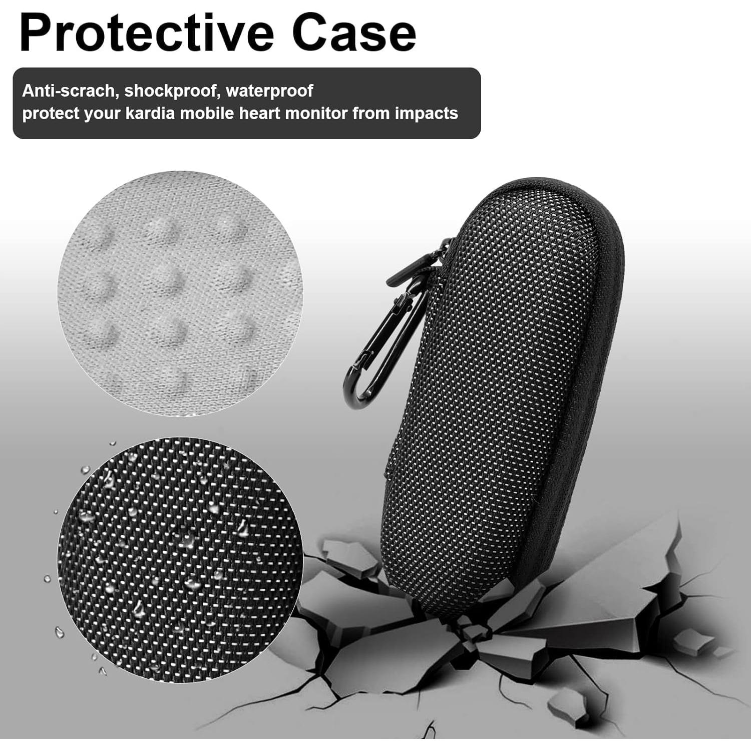 Funda Yewltvep para monitor EKG KardiaMobile 6L con clip