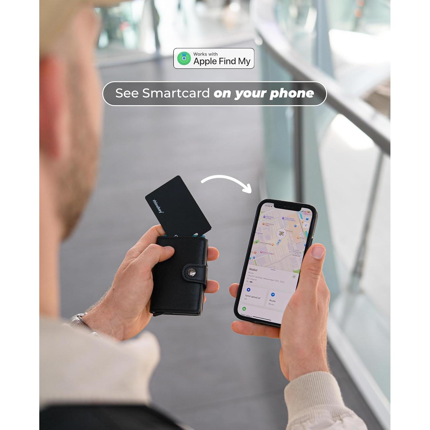 Smartcard Rhinokey - Tarjeta rastreadora Bluetooth IP68 1.8mm