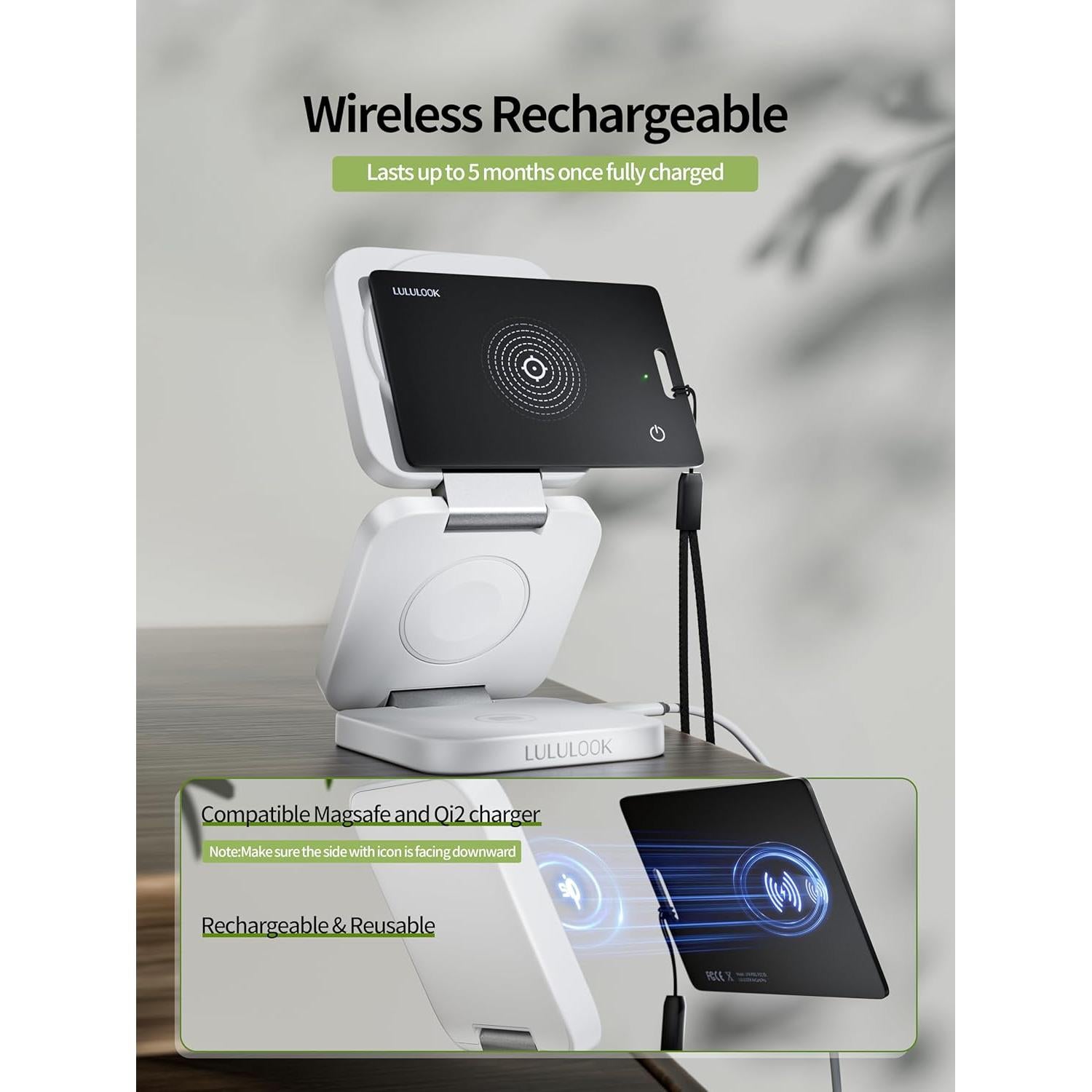 Tarjeta Rastreadora LULULOOK para Cartera, Inalámbrica, IP68