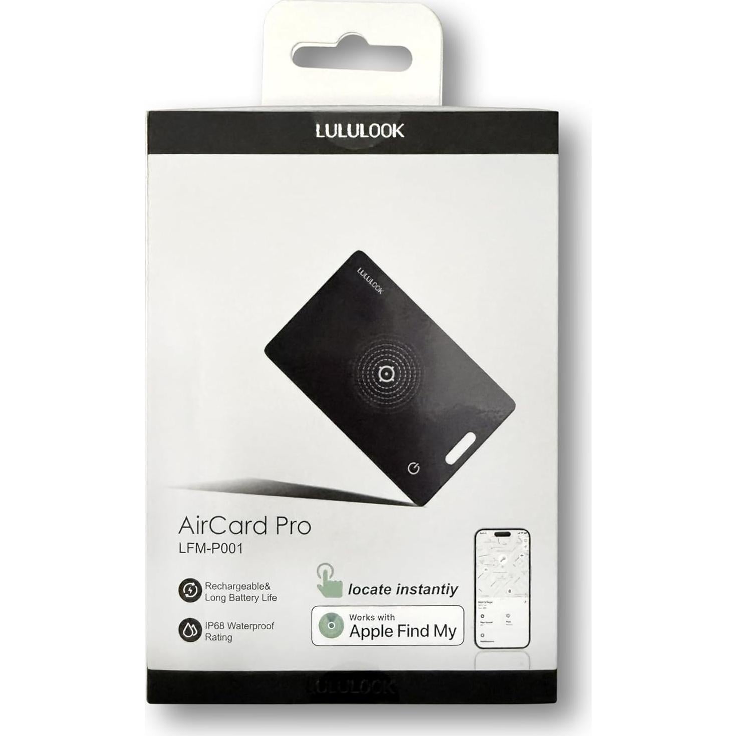 Tarjeta Rastreadora LULULOOK para Cartera, Inalámbrica, IP68