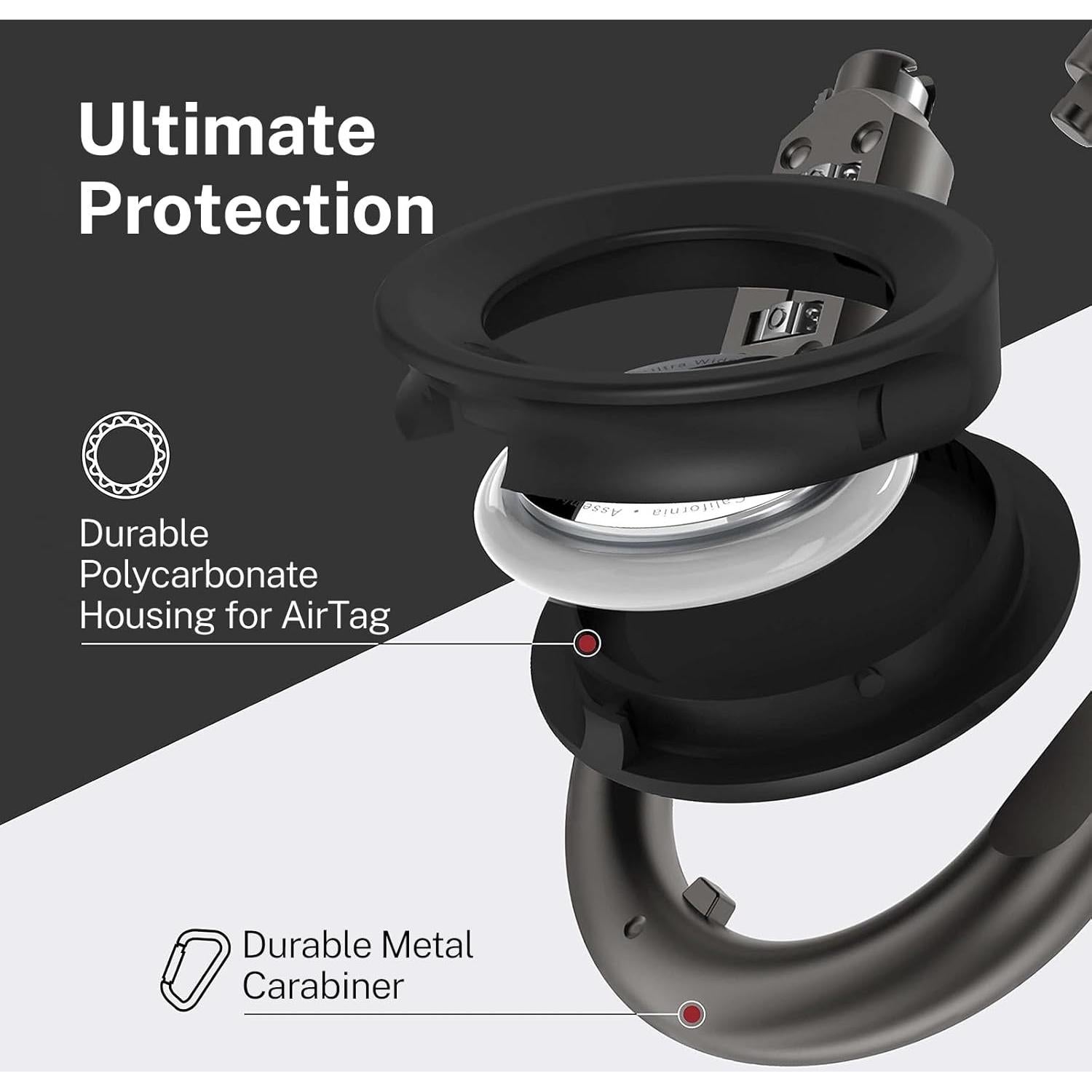 RAPTIC Candado de Combinación para Apple AirTag 3 Dígitos