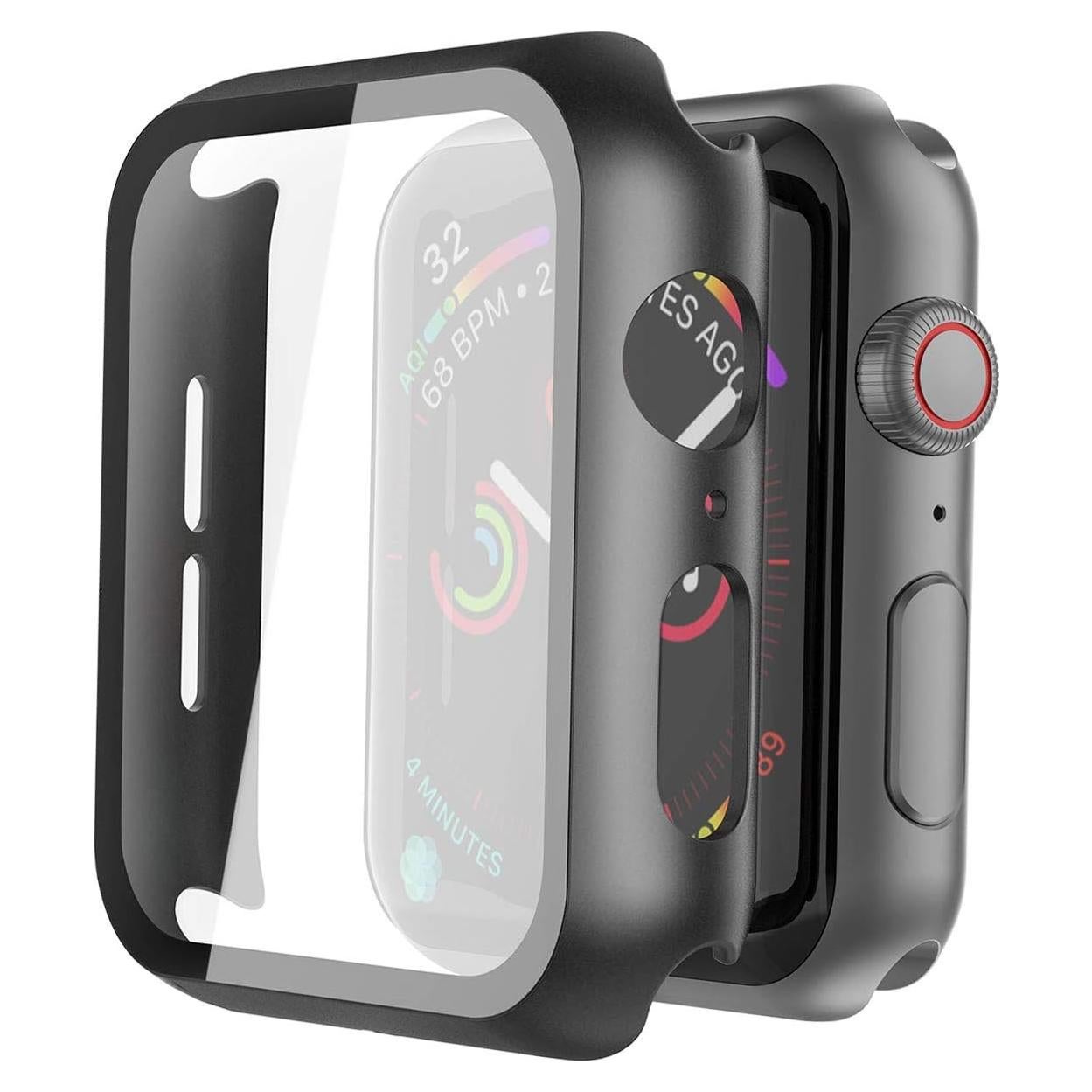 Funda Dura Misxi 2 Pack con Protector para Apple Watch 44mm
