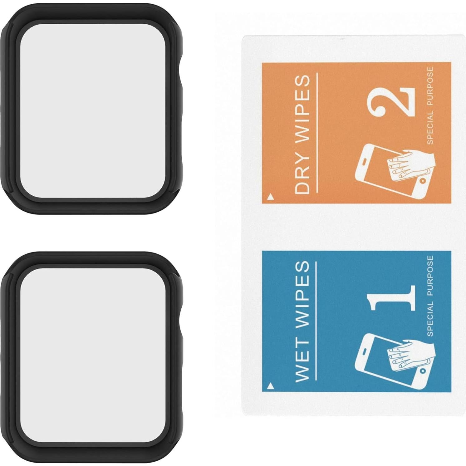 Funda Dura Misxi 2 Pack con Protector para Apple Watch 44mm