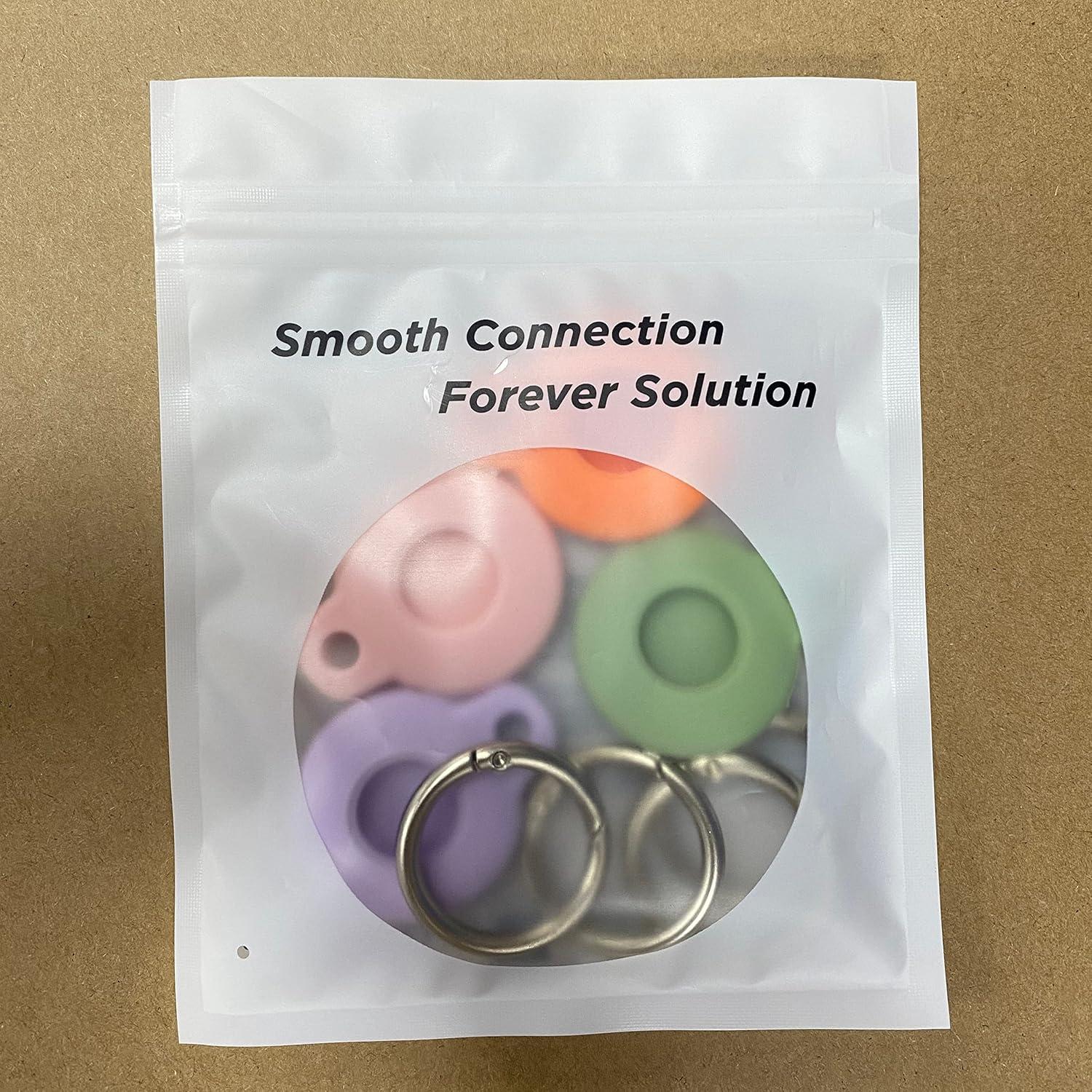 Soporte Llavero Silicona VAGAWEI 4 Pack para AirTag