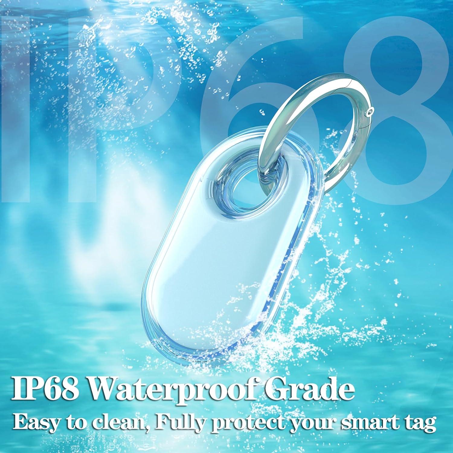 Paquete de 4 Fundas Impermeables Rzttwl para SmartTag 2