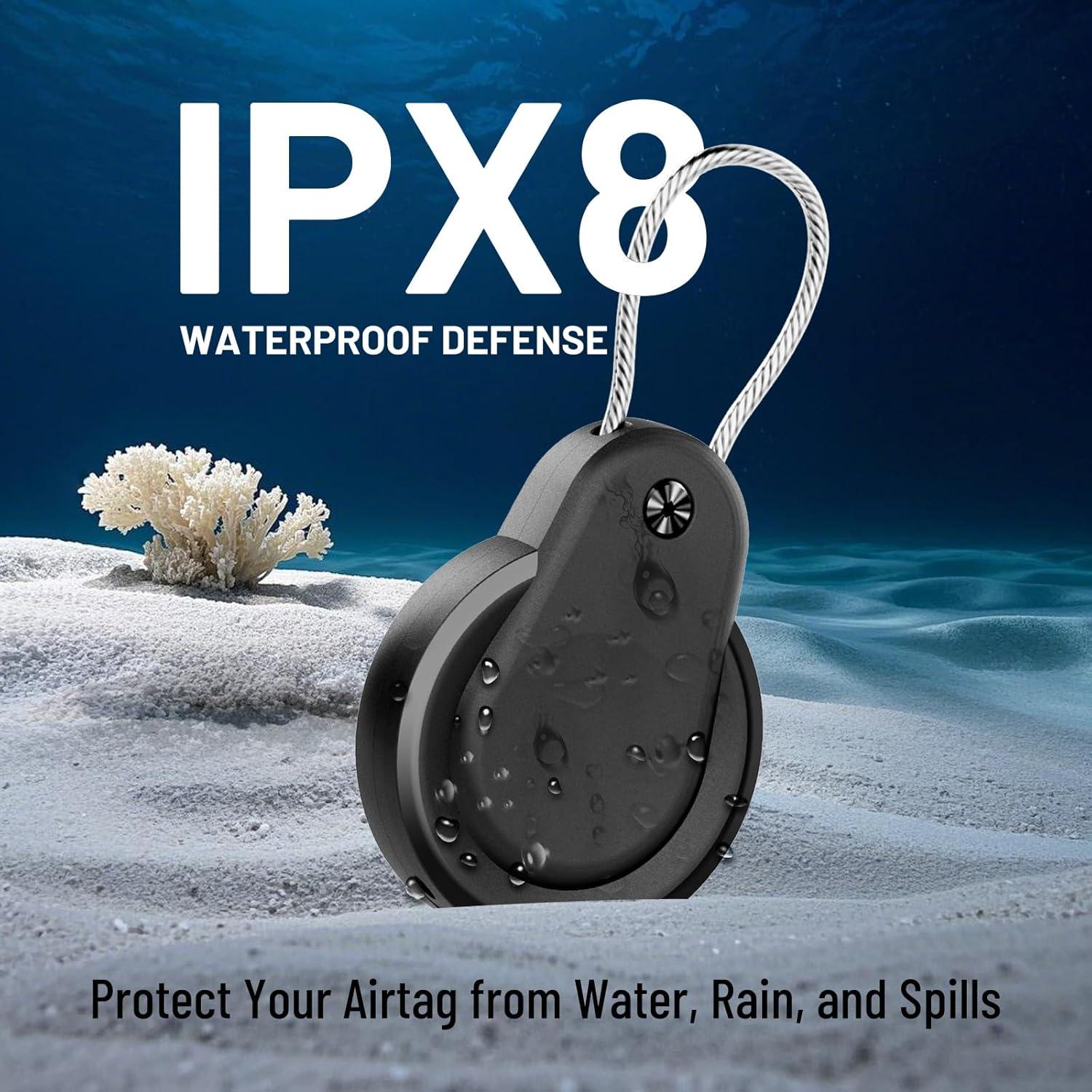 Soporte Airtag HOLIXCASE a prueba de agua IP68 - Paquete de 5