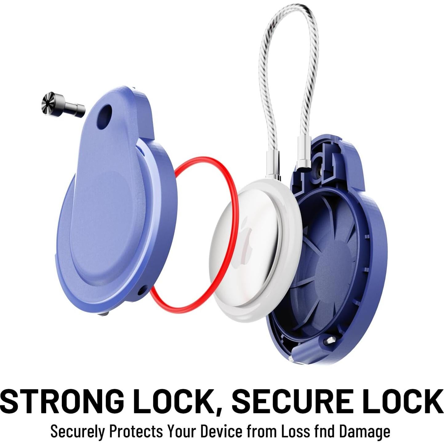 Soporte Airtag HOLIXCASE a prueba de agua IP68 - Paquete de 5