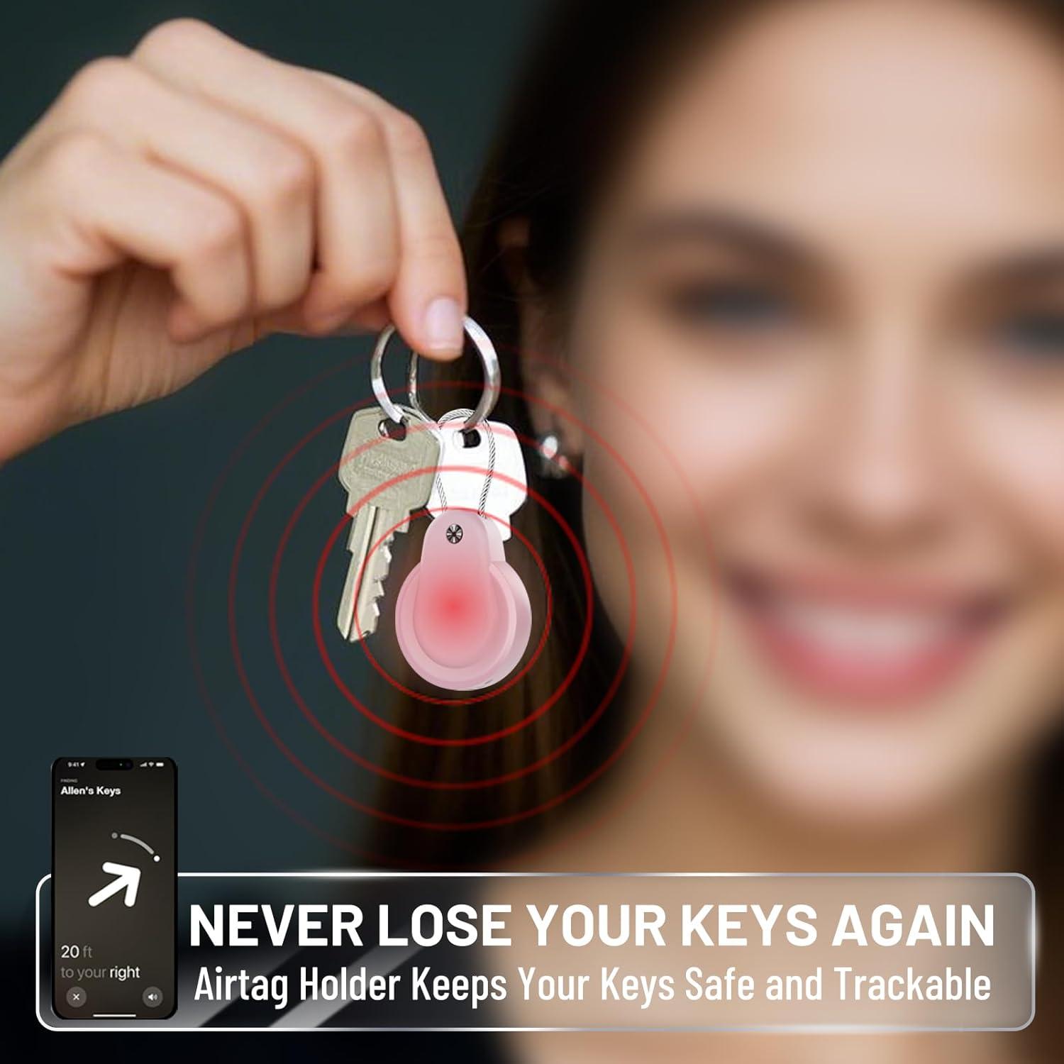 Soporte Airtag HOLIXCASE a prueba de agua IP68 - Paquete de 5