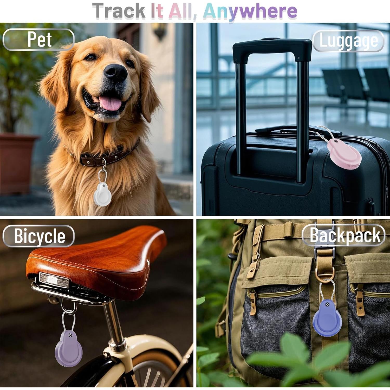 Soporte Airtag HOLIXCASE a prueba de agua IP68 - Paquete de 5