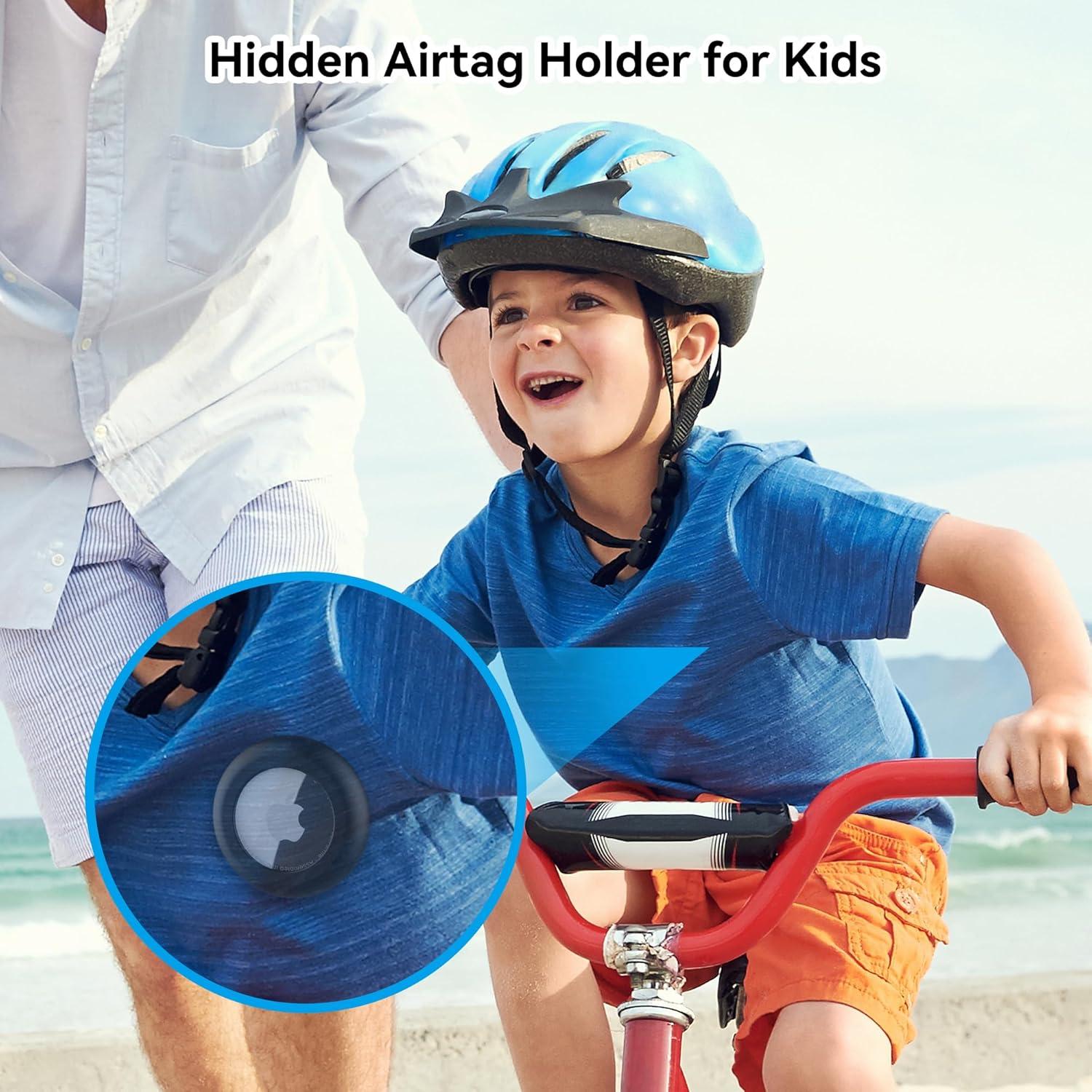 Funda Oculta para AirTag Apple - 4 Pack Niños Silicona