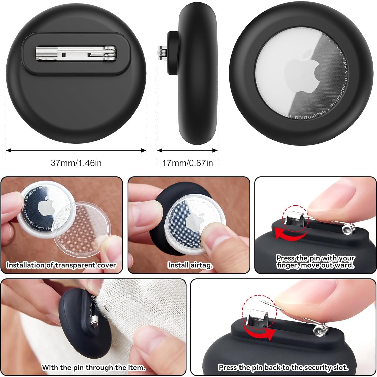 Funda Oculta para AirTag Apple - 4 Pack Niños Silicona