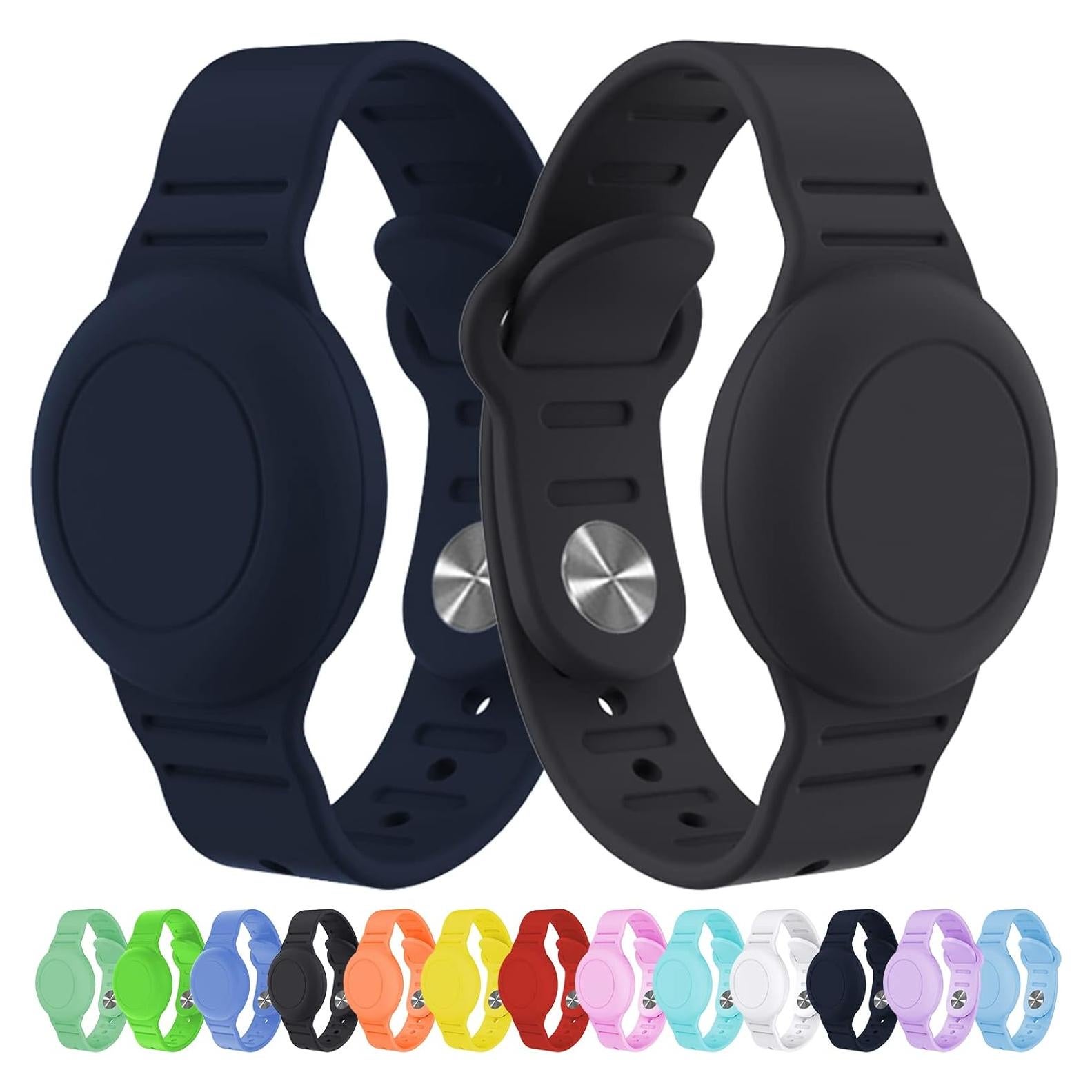 Paquete de 2 pulseras impermeables KAHADI para AirTag