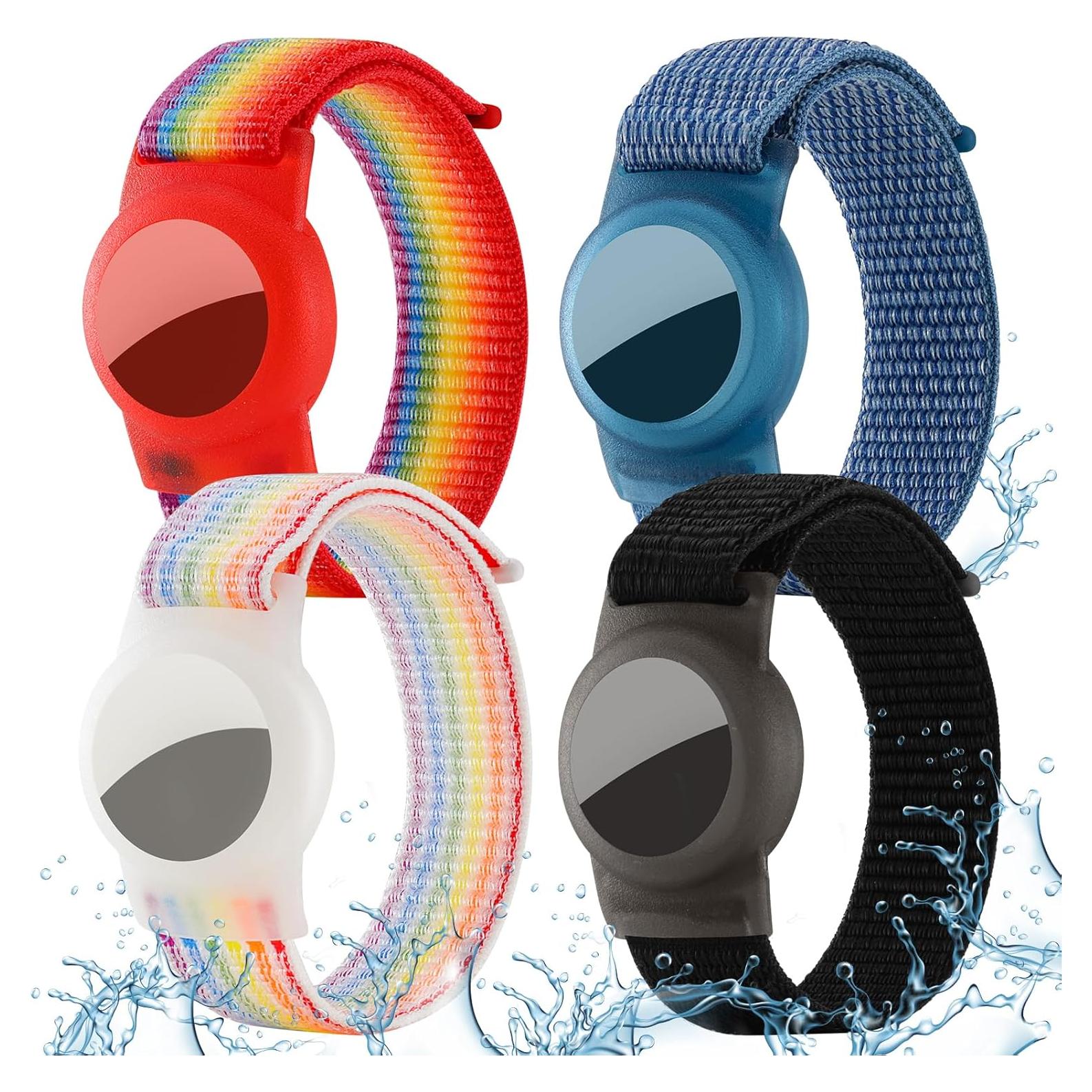 Pulsera Impermeable Ztobny para Air Tag Niños 2 Piezas