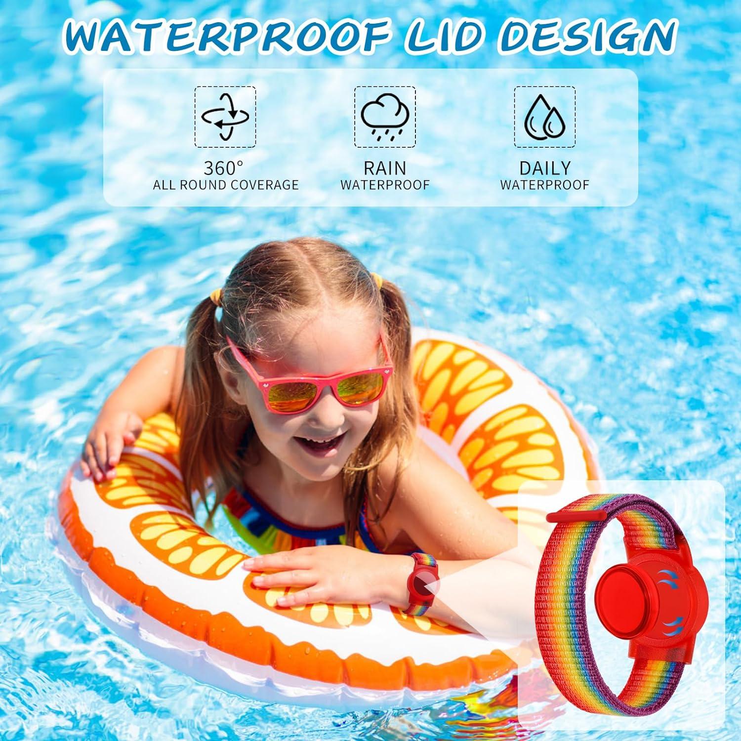 Pulsera Impermeable Ztobny para Air Tag Niños 2 Piezas