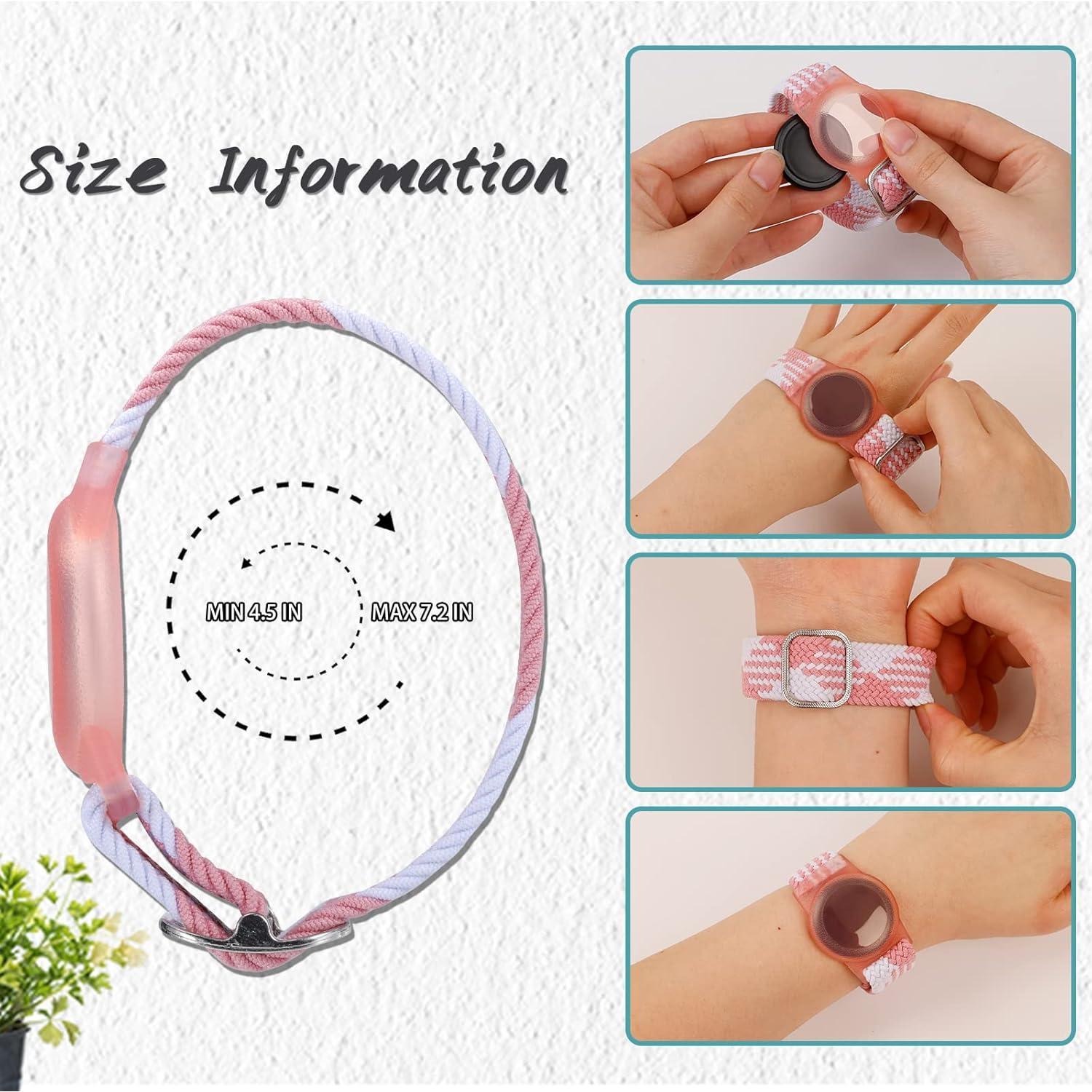 Paquete de 4 Pulseras Ajustables para AirTag XSUIOY