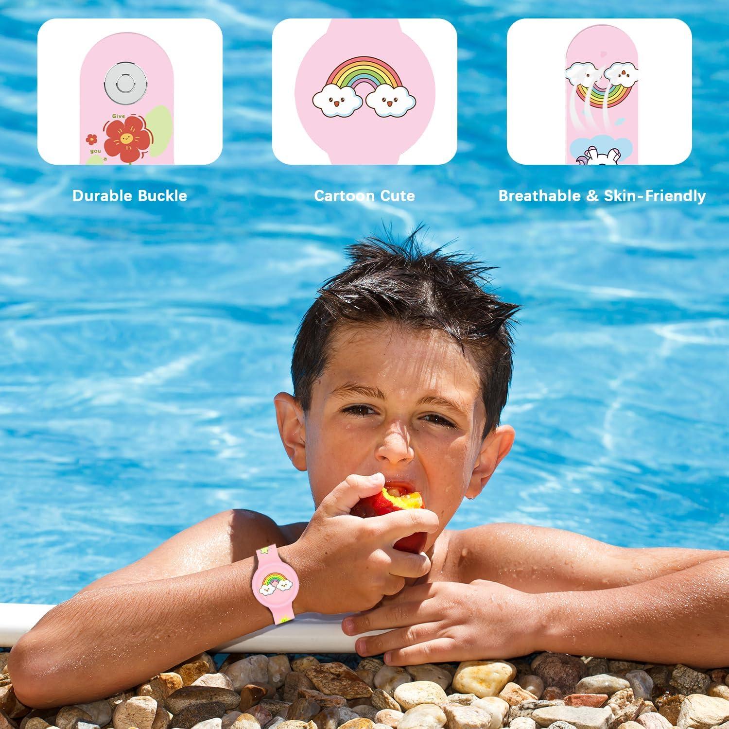 Pulseras Impermeables R-fun para Air Tag 2 Pack Caricatura