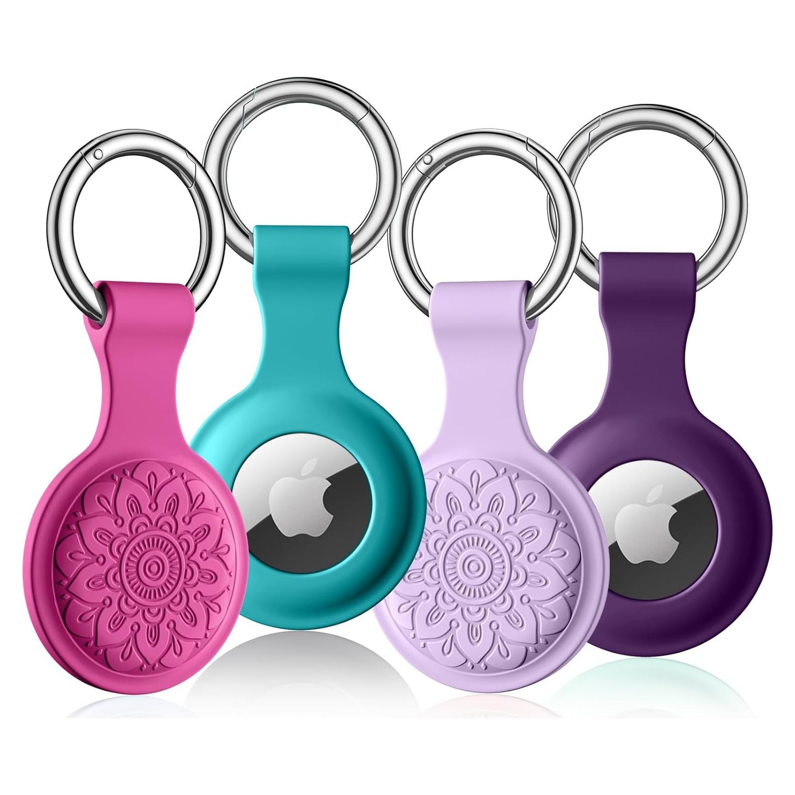 Funda Protectora para AirTag Lerobo 4 Pack Silicona