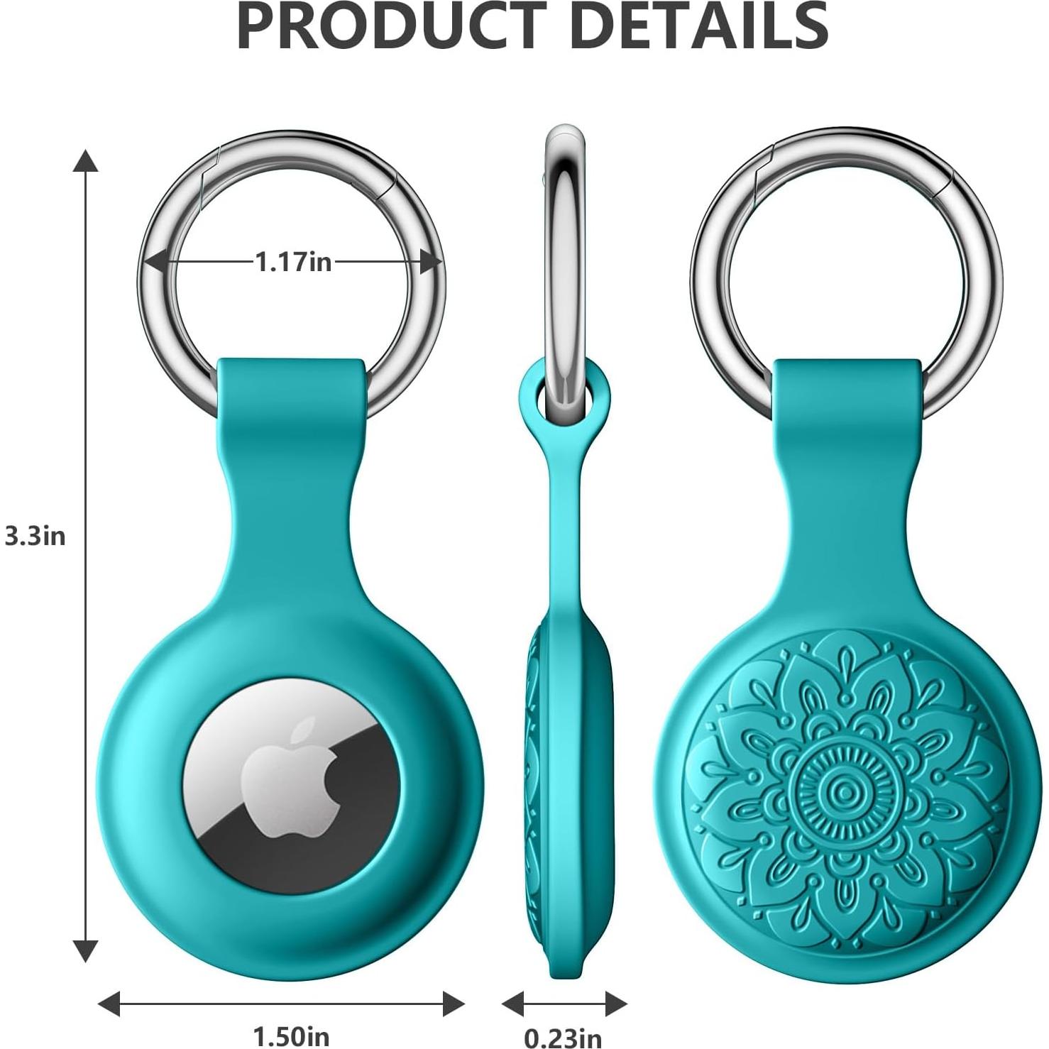 Funda Protectora para AirTag Lerobo 4 Pack Silicona