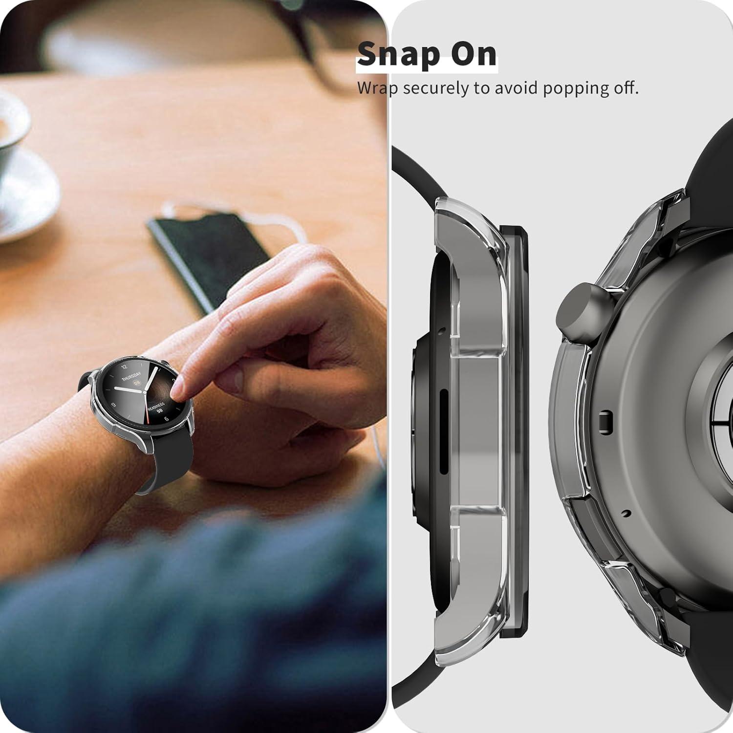 Funda Protectora para Reloj Amazfit Balance - 4 Pack PC y Vidrio