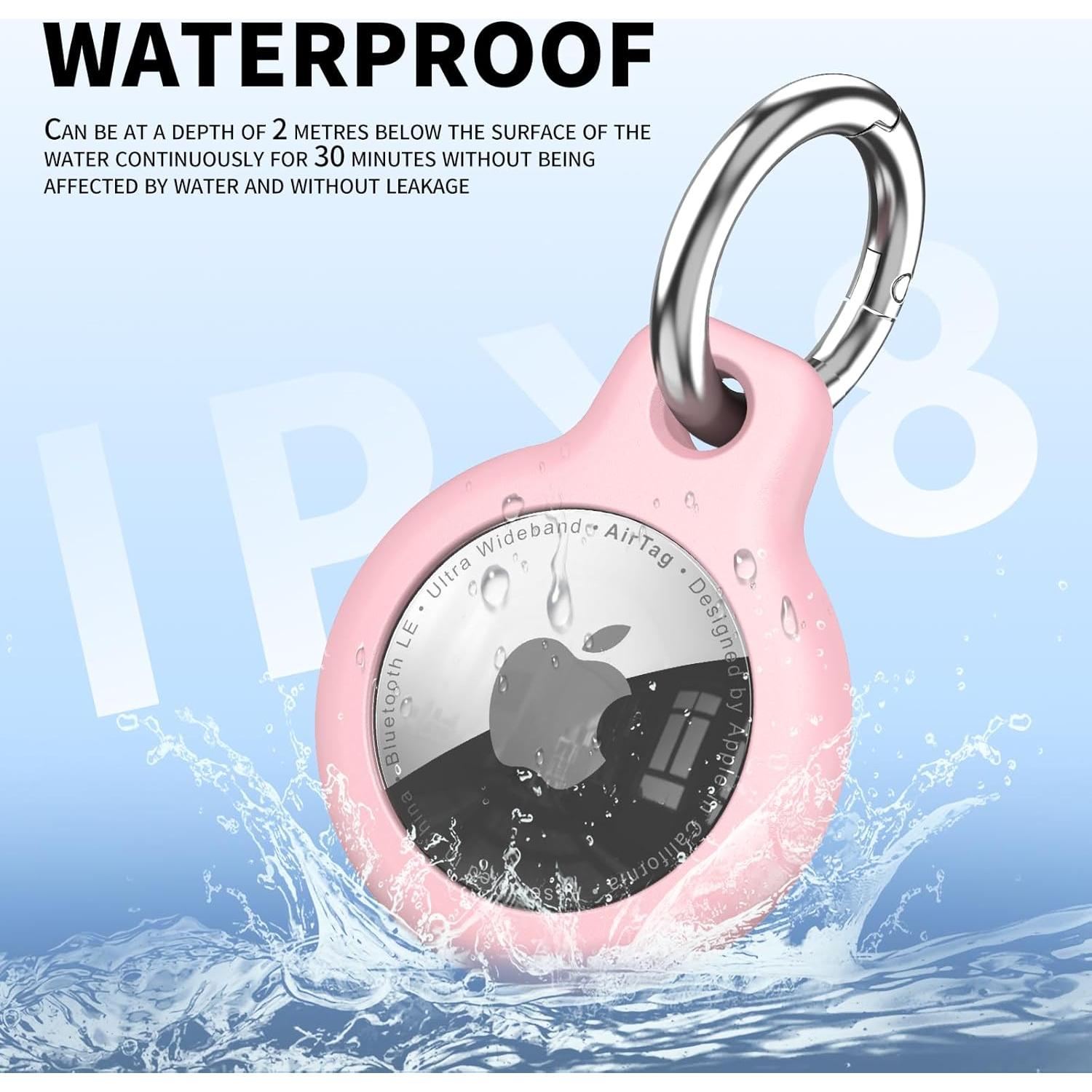 Inesore 4 Fundas Protectores para AirTag Impermeables