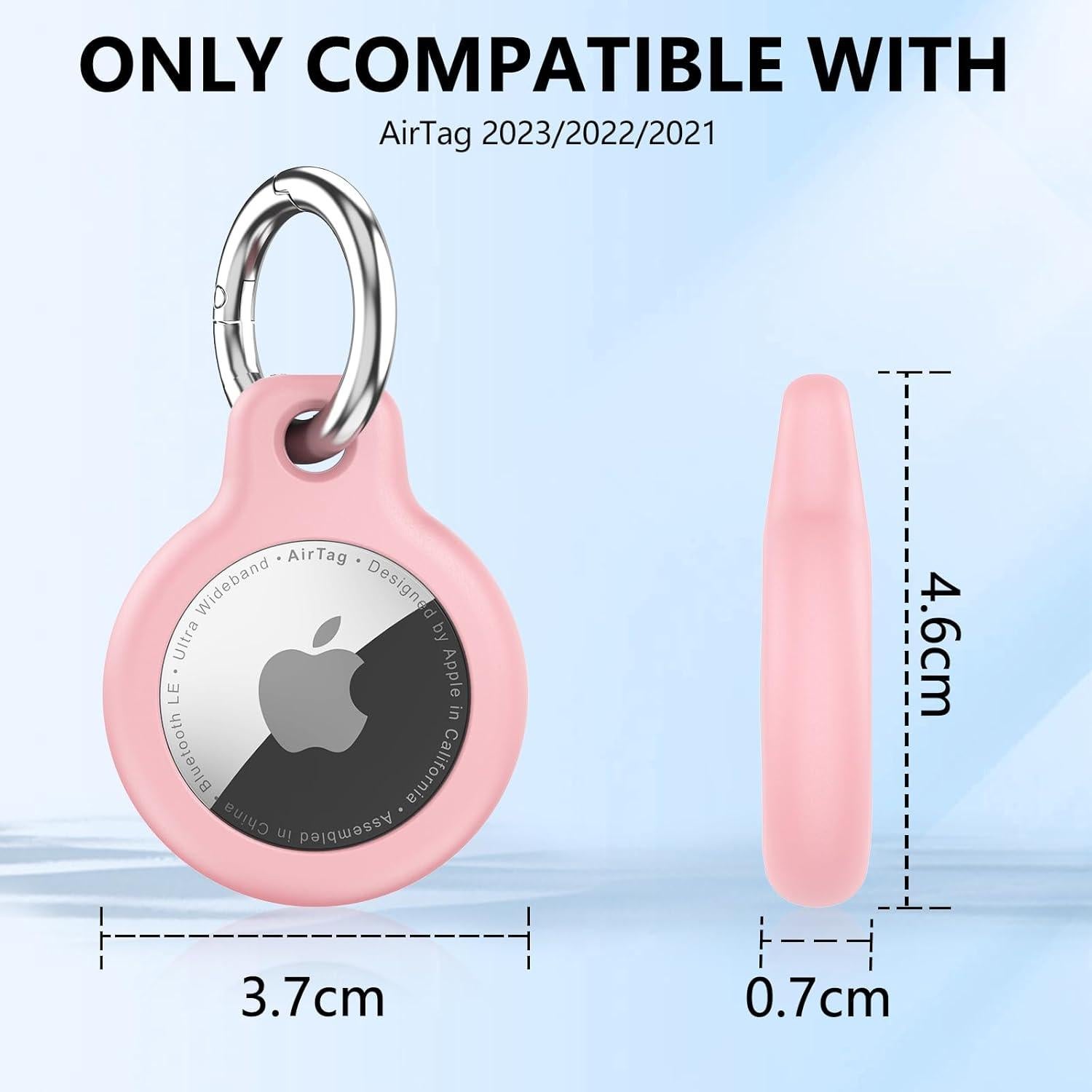 Inesore 4 Fundas Protectores para AirTag Impermeables