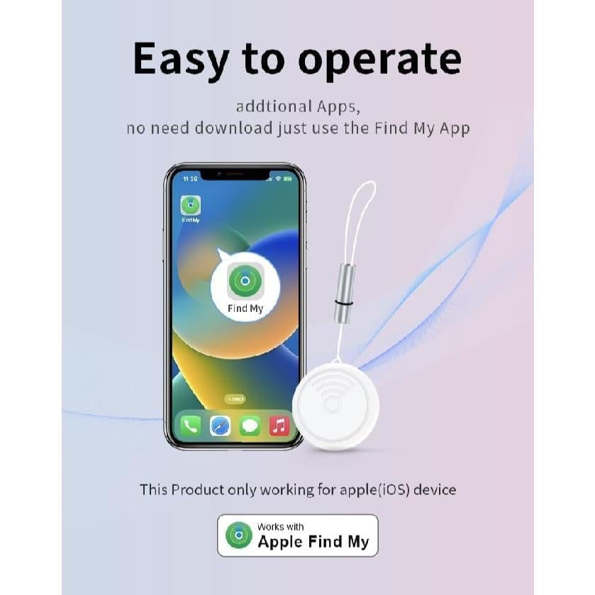 Rastreador Bluetooth TRZX, Paquete de 4, Ultra Delgado, 0.11 kg