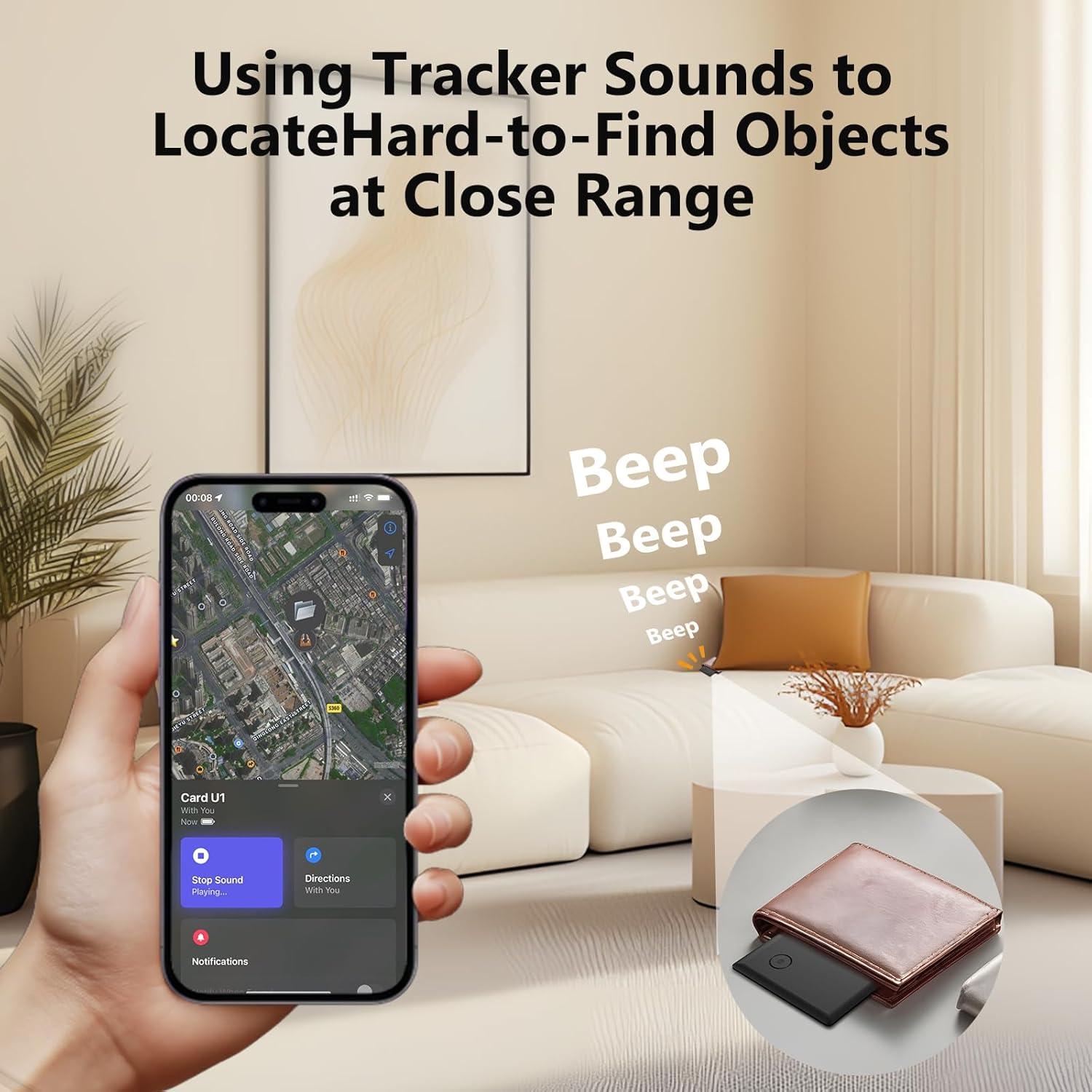 Tarjeta de Rastreo Inteligente USRIXITECH - Localizador Bluetooth iOS