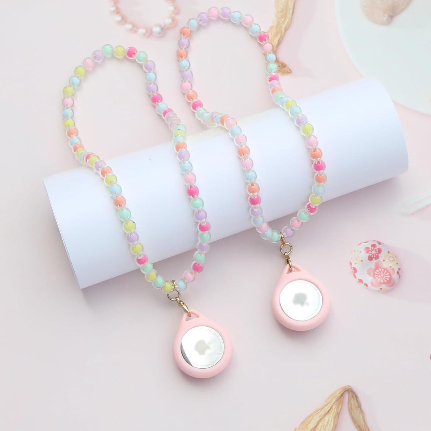 Soportes de Collar para Niñas XEEWEN - 2 Piezas Mariposa y Corazón