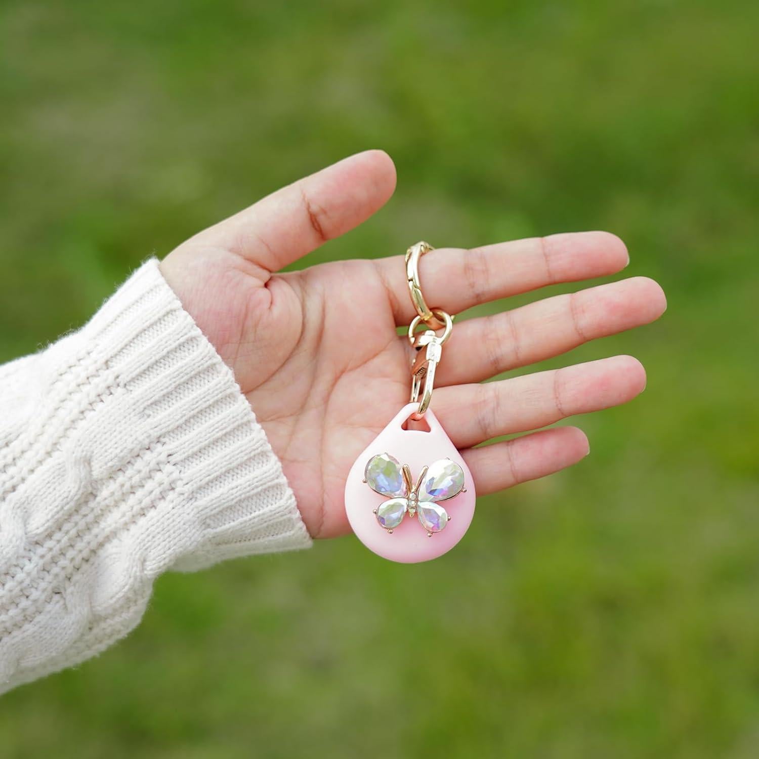 Soportes de Collar para Niñas XEEWEN - 2 Piezas Mariposa y Corazón