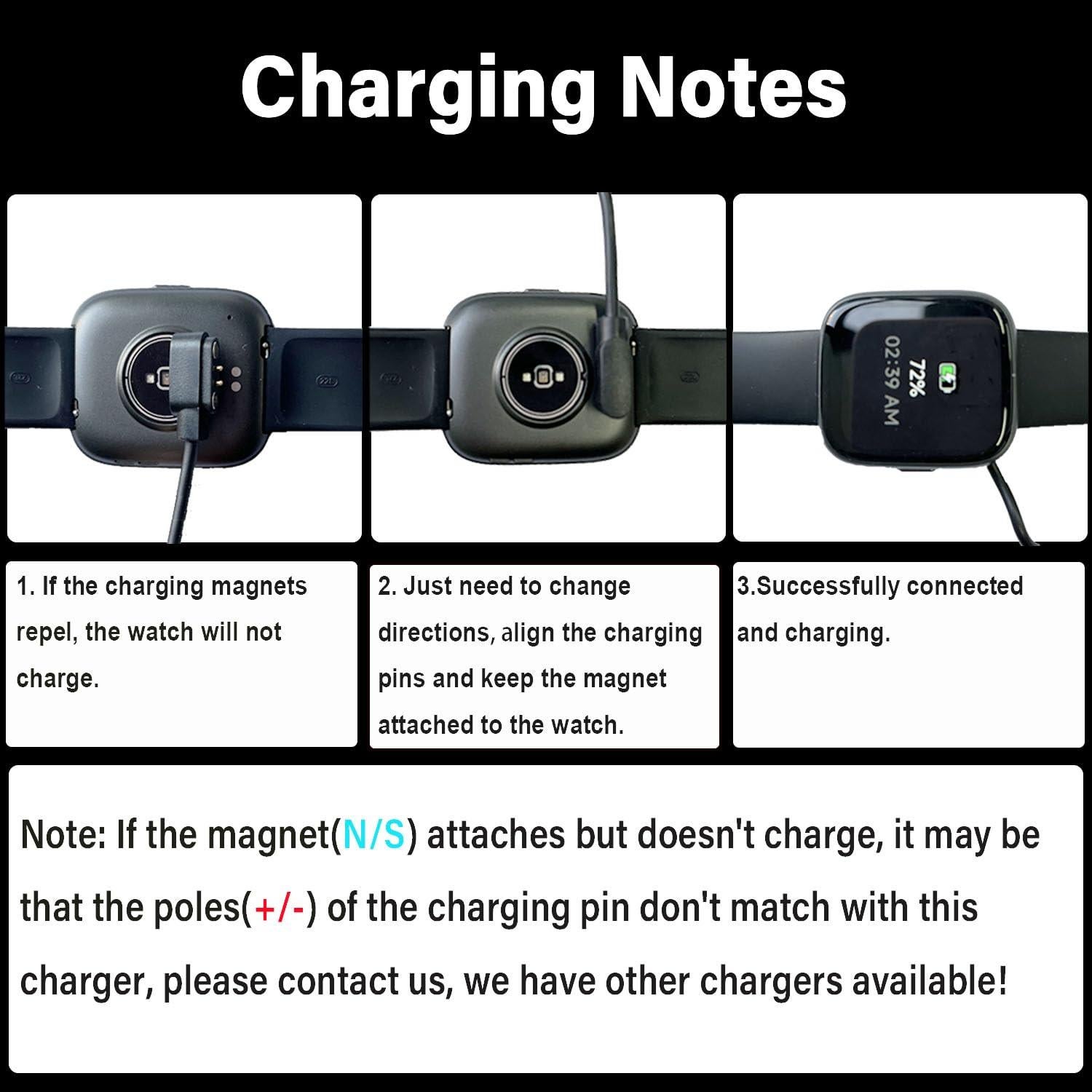 Cargador Magnético 2-Pack para Reloj IOWODO y Blackview