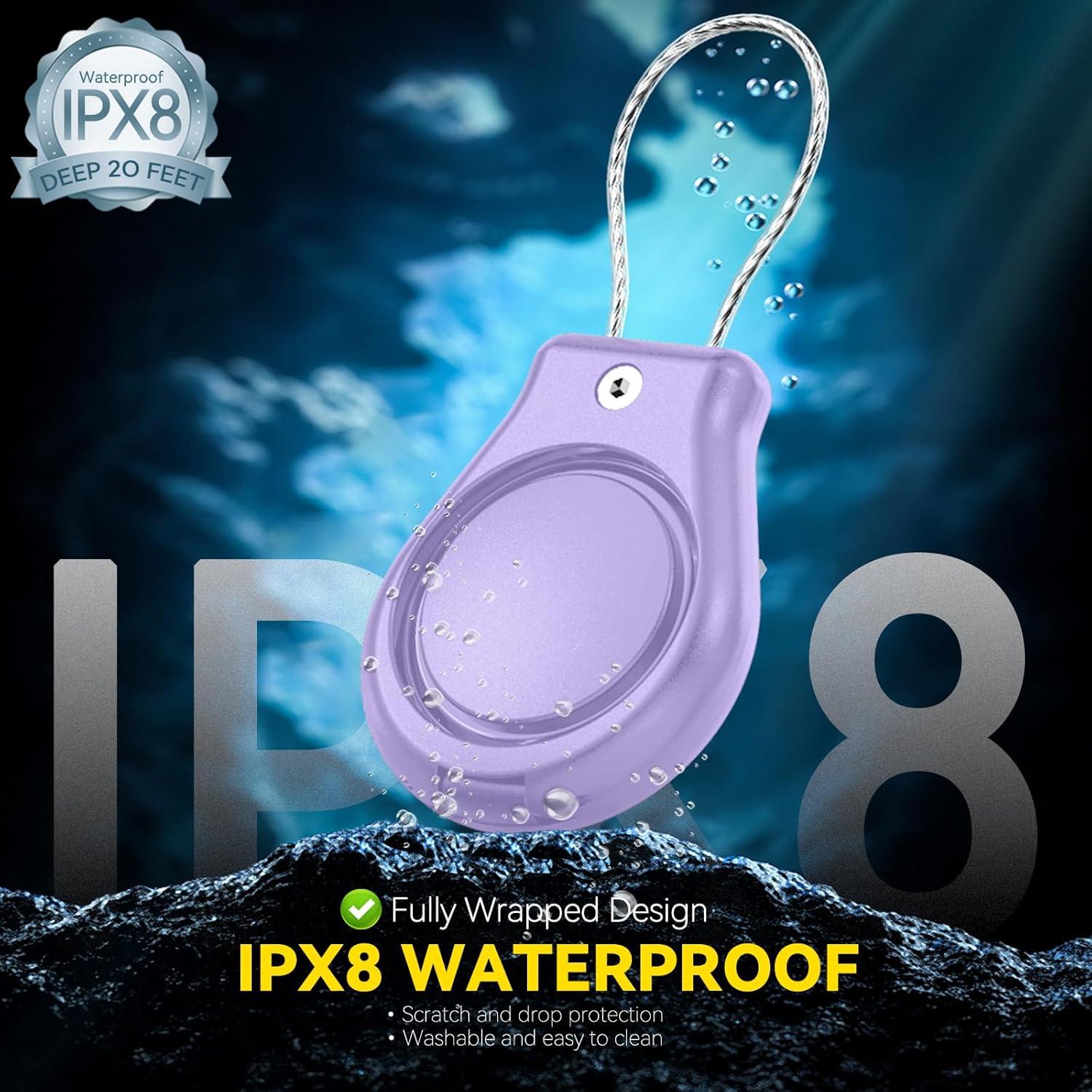 Funda impermeable Inesore para AirTag IPX8 4 Pack