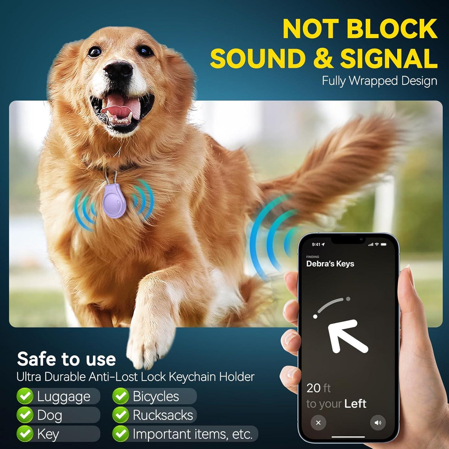 Funda impermeable Inesore para AirTag IPX8 4 Pack