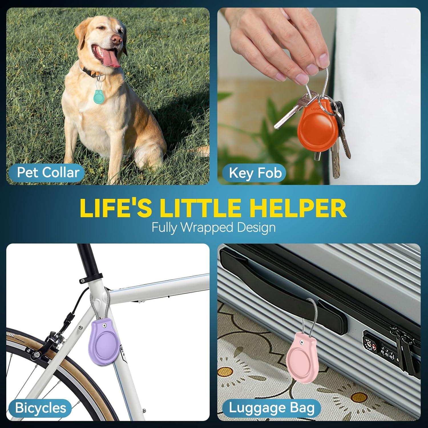 Funda impermeable Inesore para AirTag IPX8 4 Pack