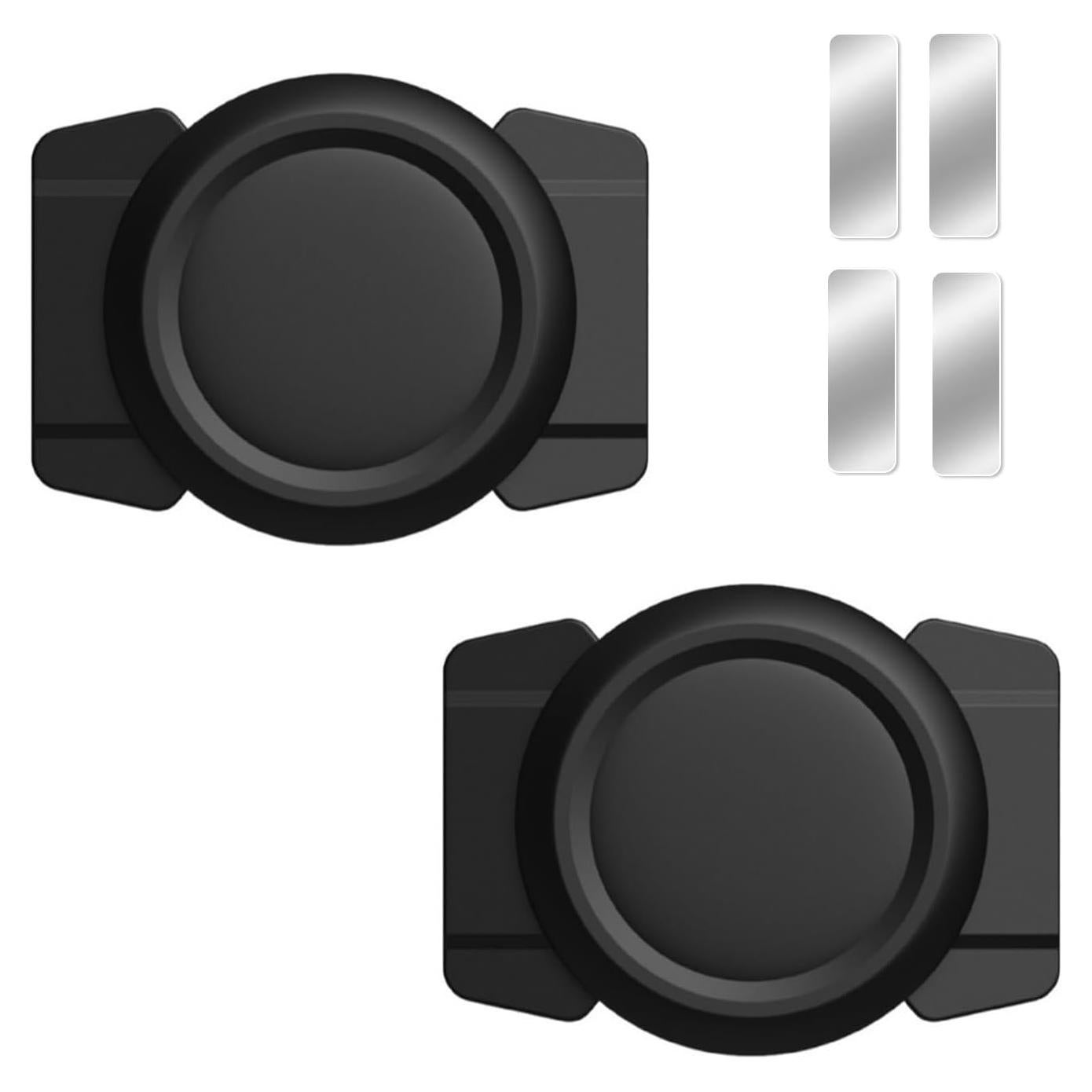 Soporte Magnético YENOVO para AirTag - 2 Piezas Negro