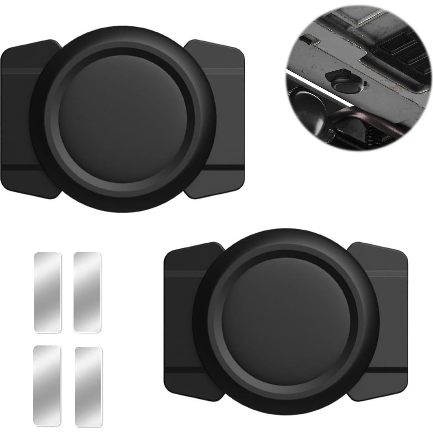 Soporte Magnético YENOVO para AirTag - 2 Piezas Negro