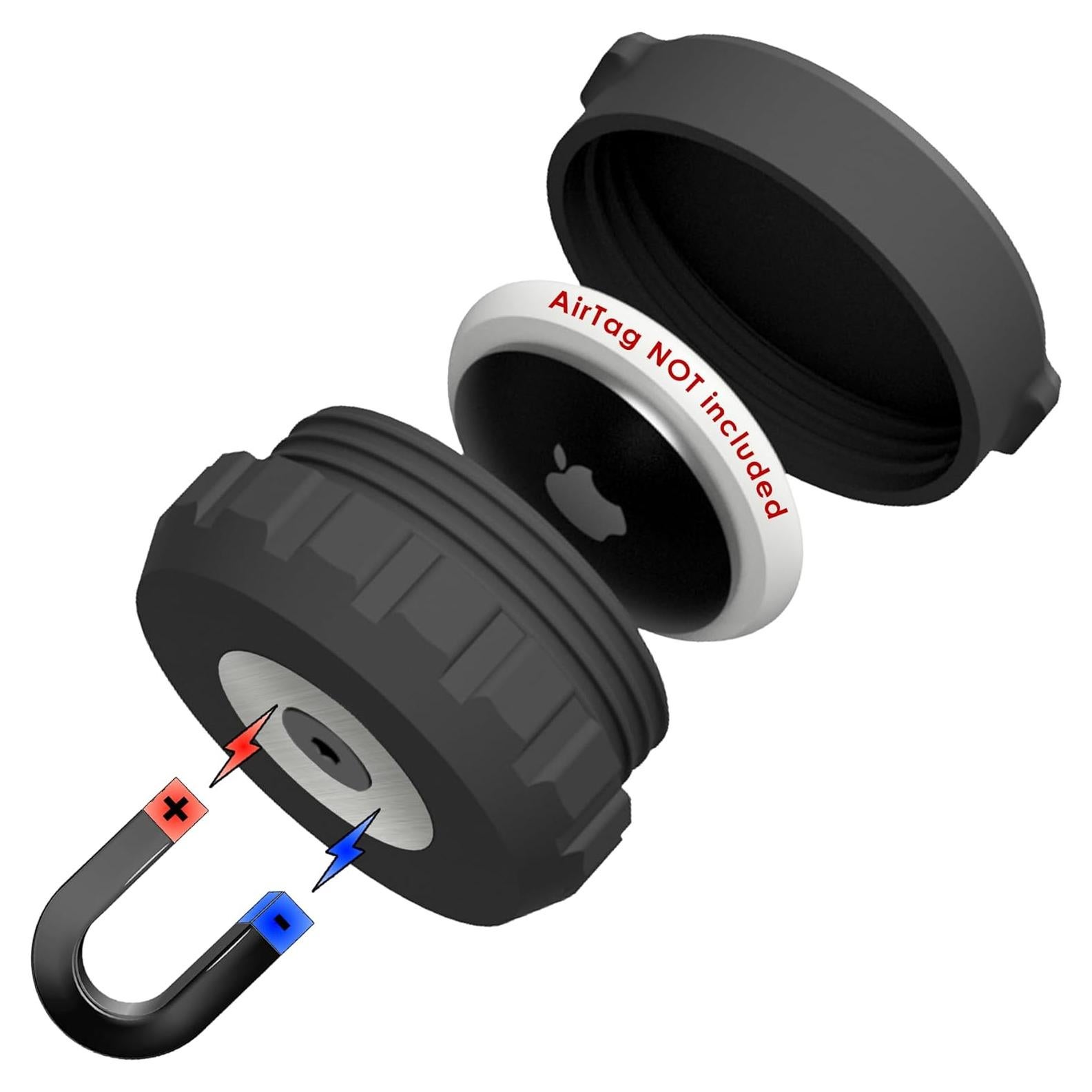 Funda Magnética Neodimio para AirTag Mars Outpost - Impermeable