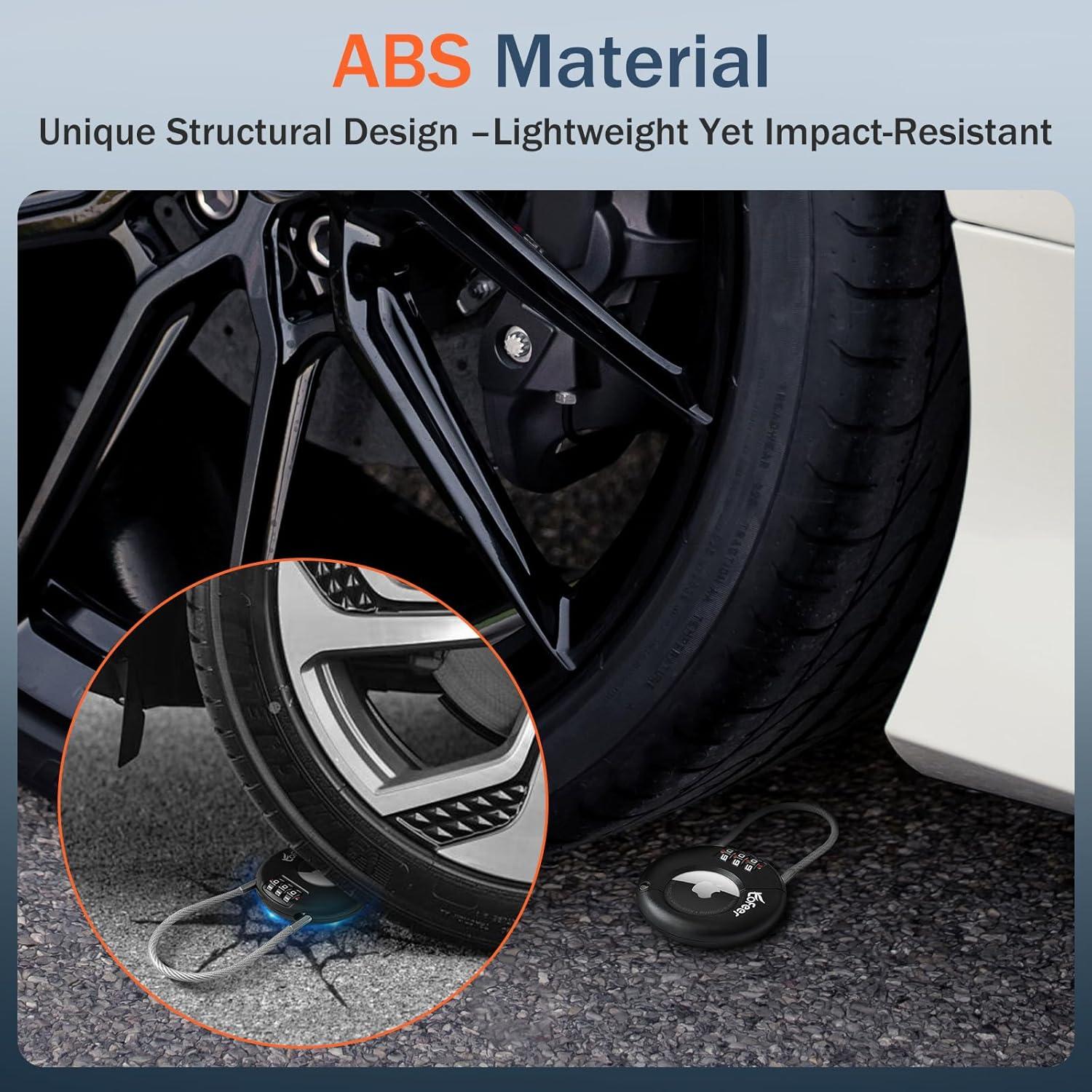 Soporte Funda Anti-Robo para Airtag tofeer con Candado 3 Dígitos