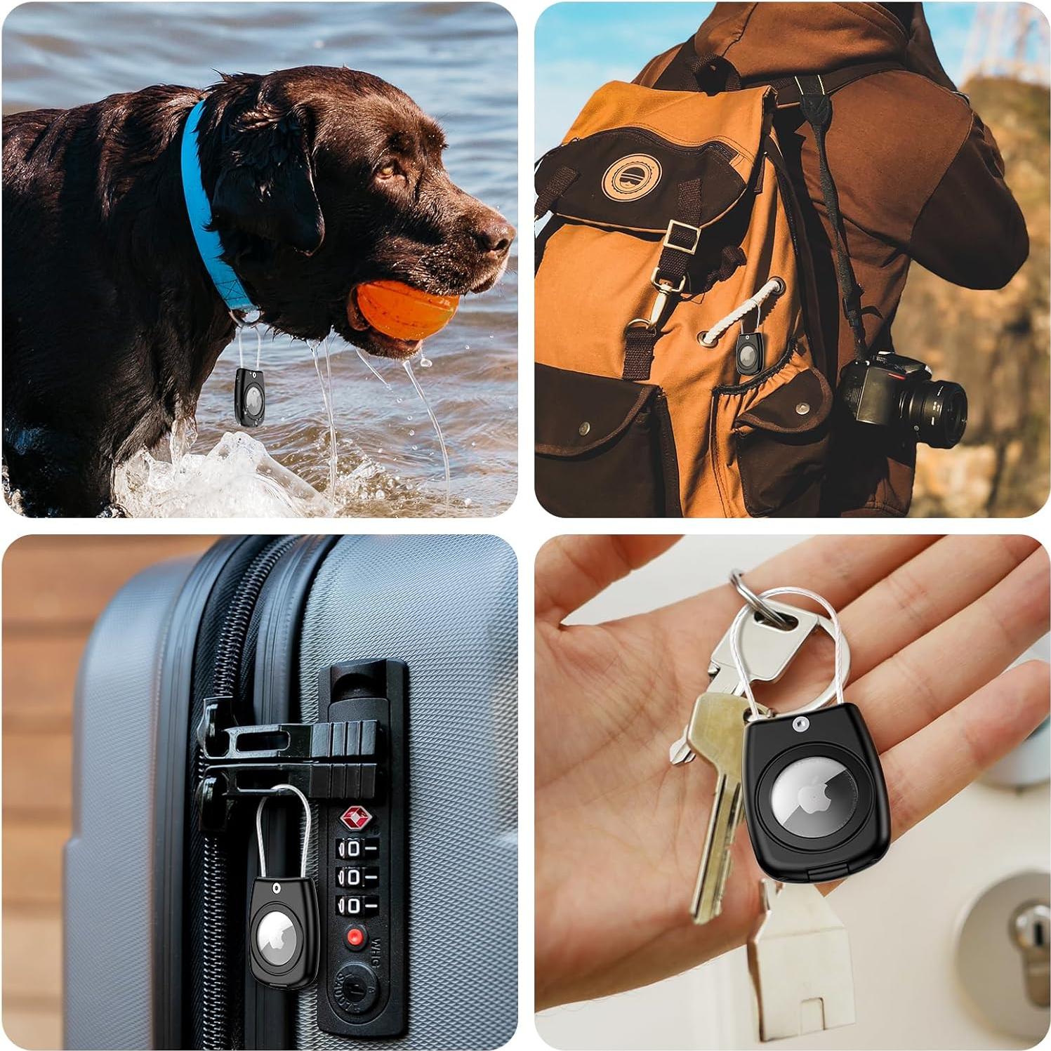 Soporte impermeable HATALKIN para AirTag - Paquete de 4