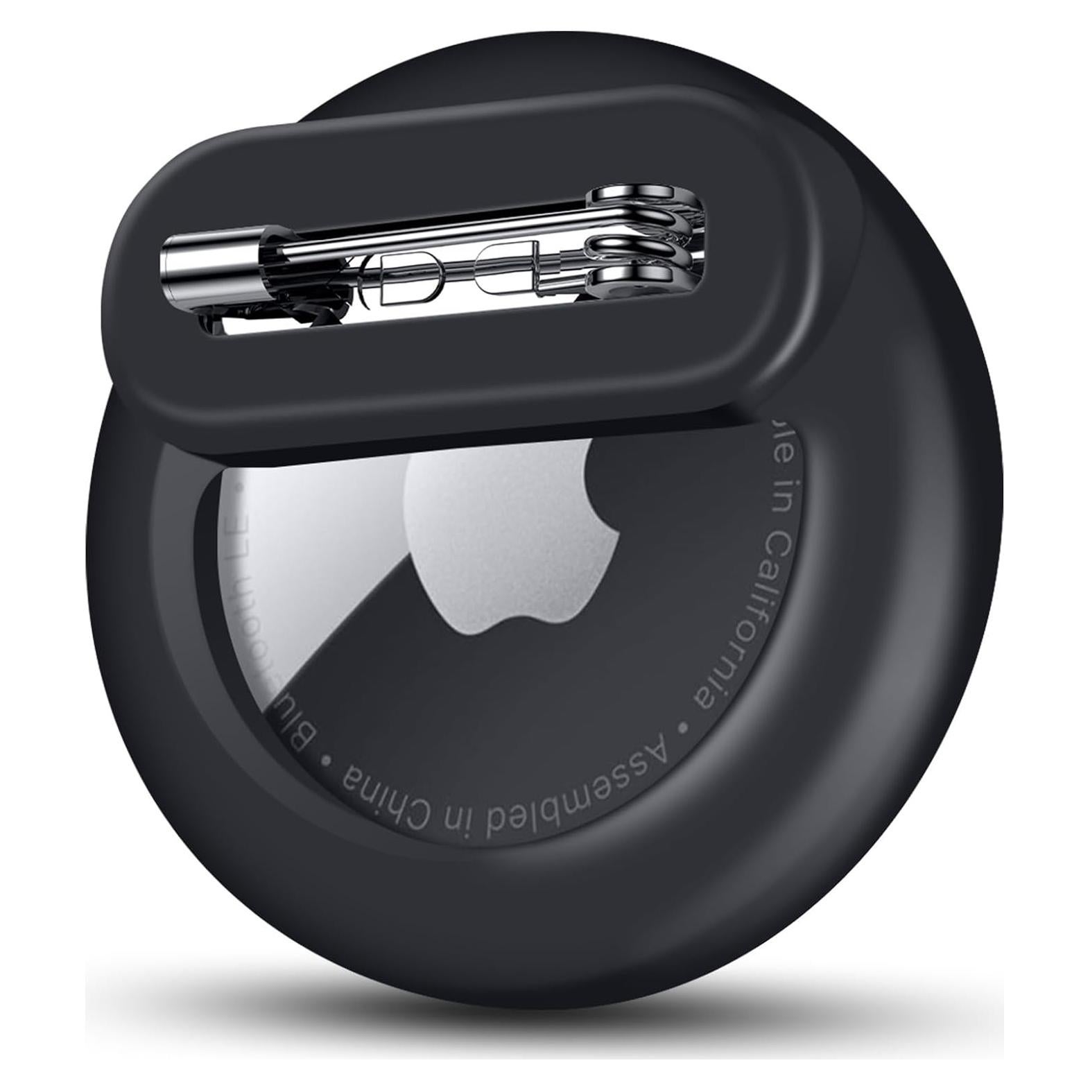 Soporte para AirTag SZJCLTD Negro Ligero y Seguro 1 Paquete