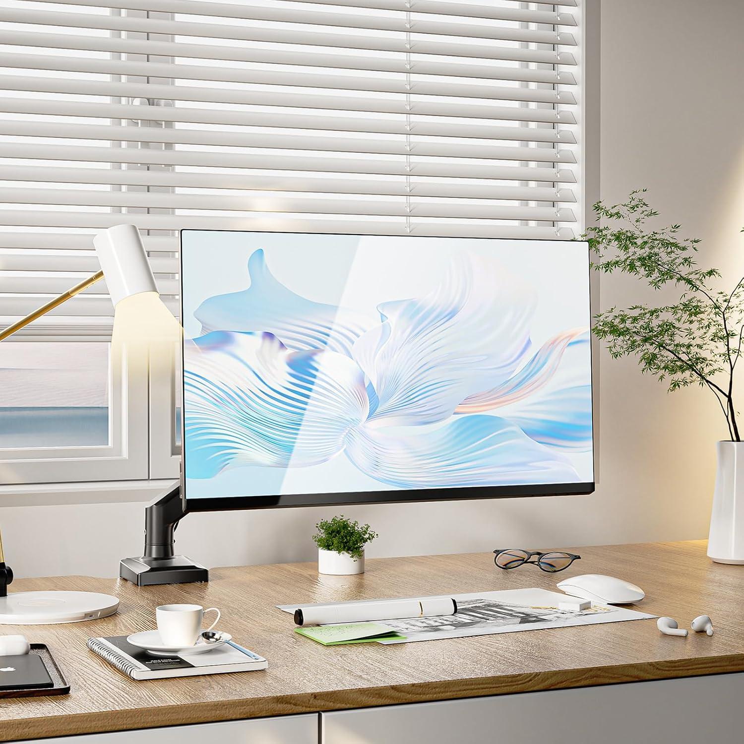 Soporte de Monitor WALI GSMP001N Ajustable 17-34" Negro