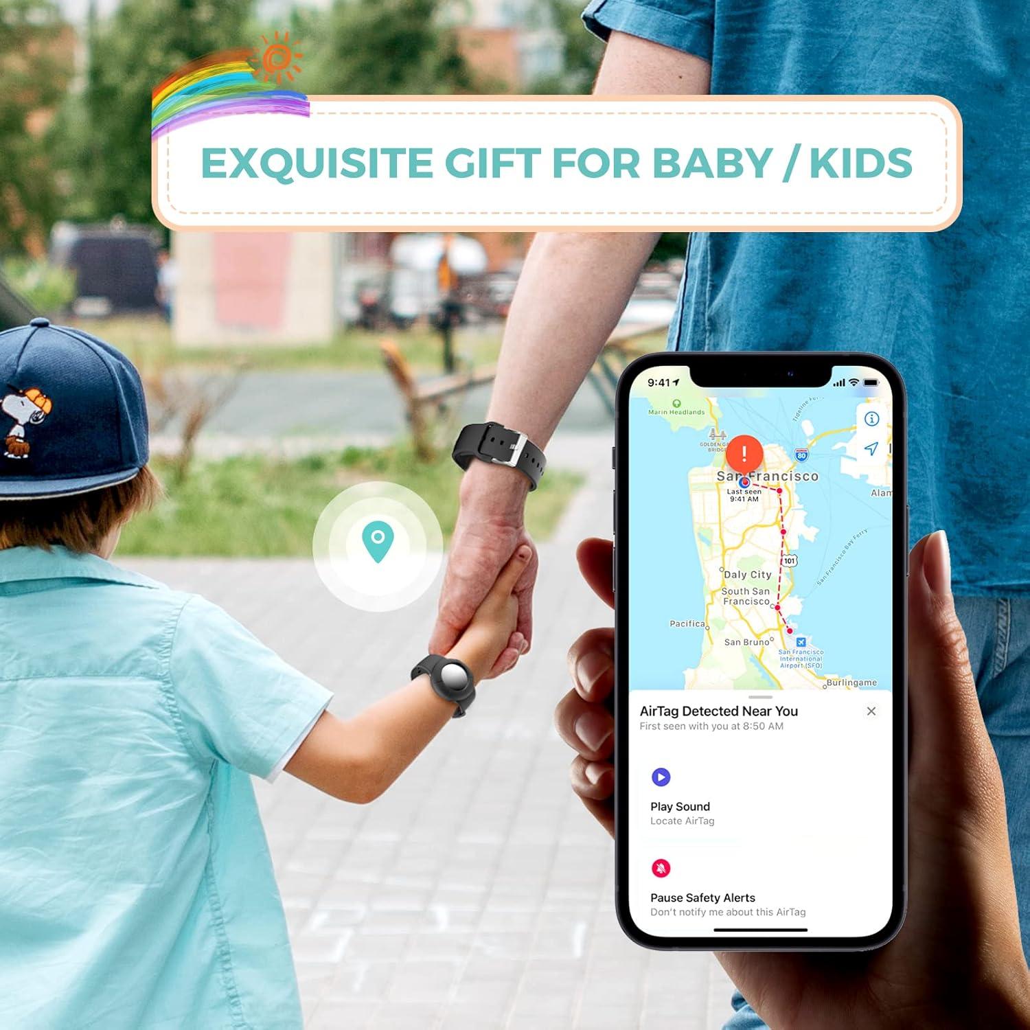 Pulsera de Silicona para AirTag Niños Typecase - 2 Pzs