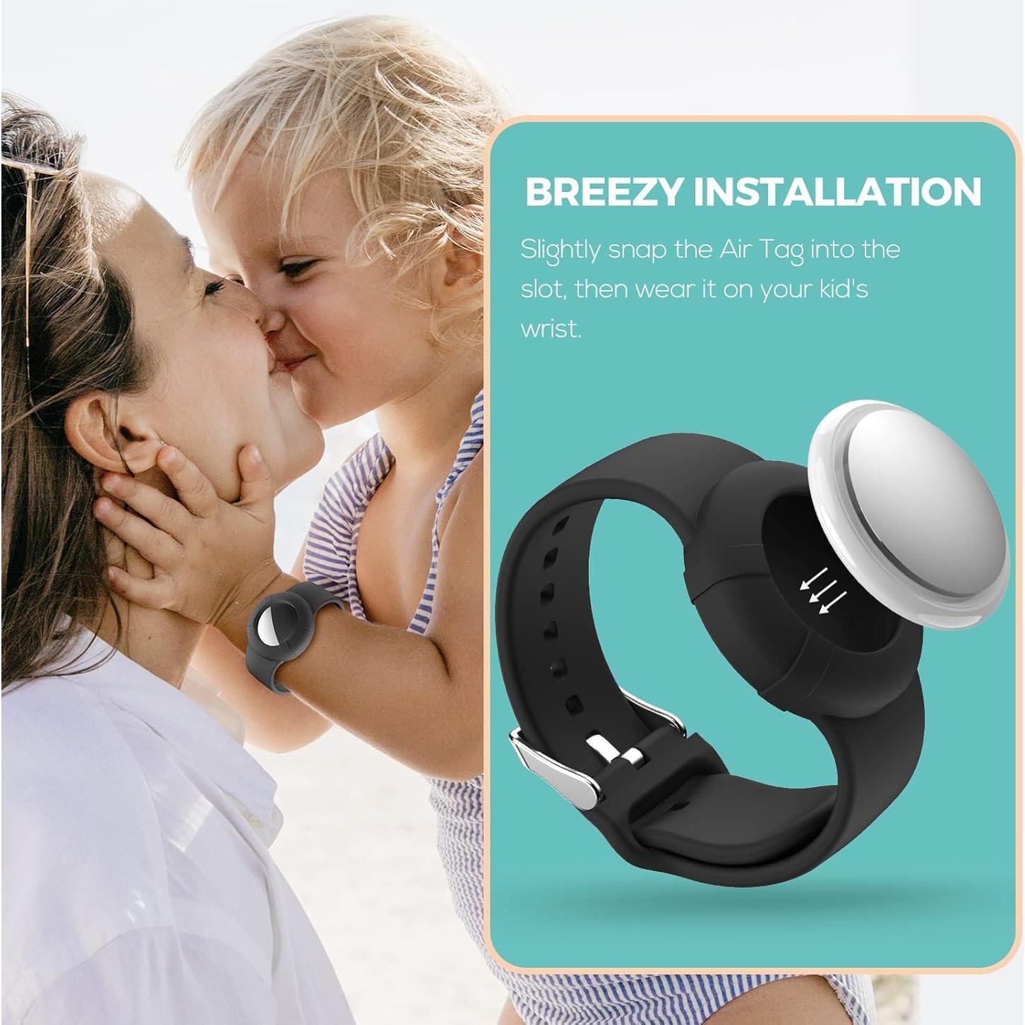 Pulsera de Silicona para AirTag Niños Typecase - 2 Pzs