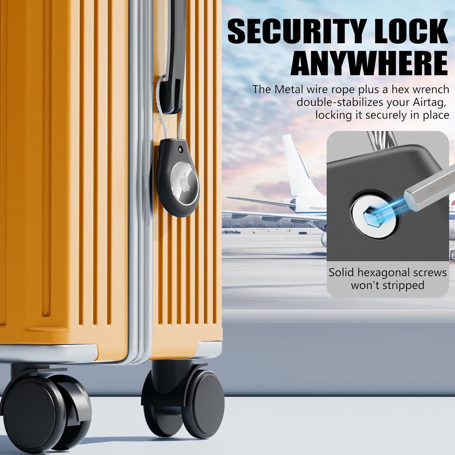 Soporte Impermeable IPX8 Ekoonpft para AirTag - 2 Piezas