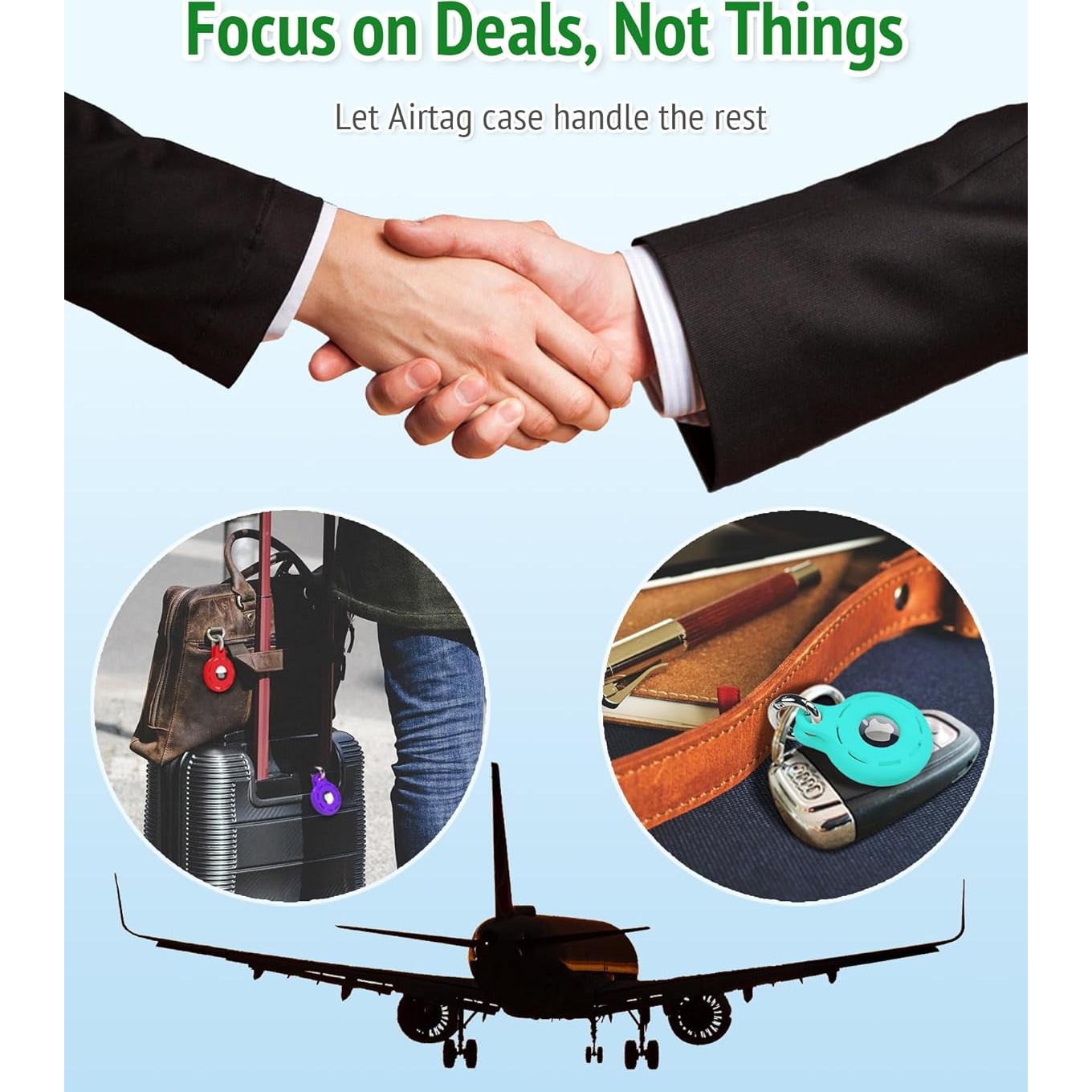 Funda de Silicona para Apple AirTag FOREARTH - 5 Unidades