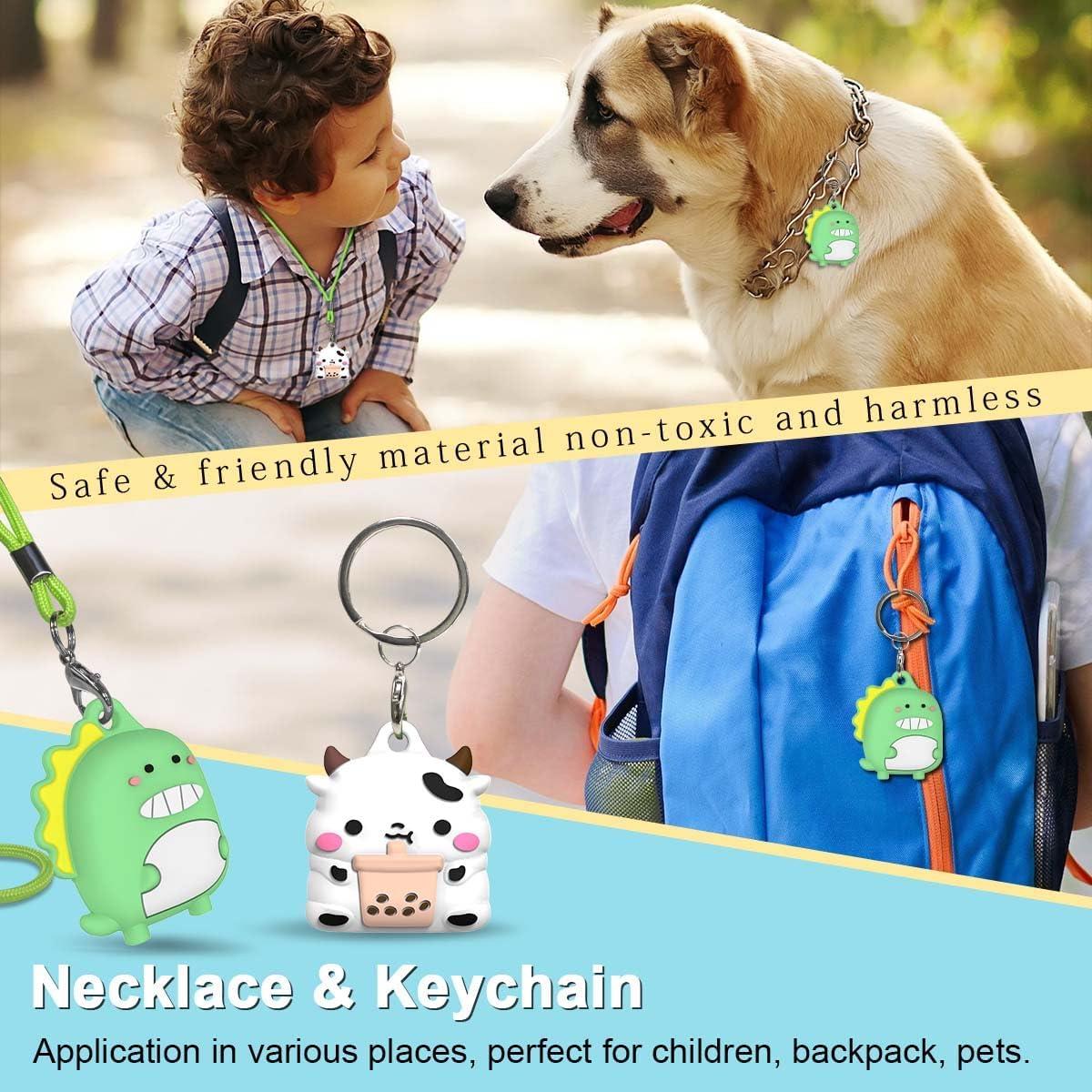 Paquete de 4 fundas protectoras para AirTag BIQIRE