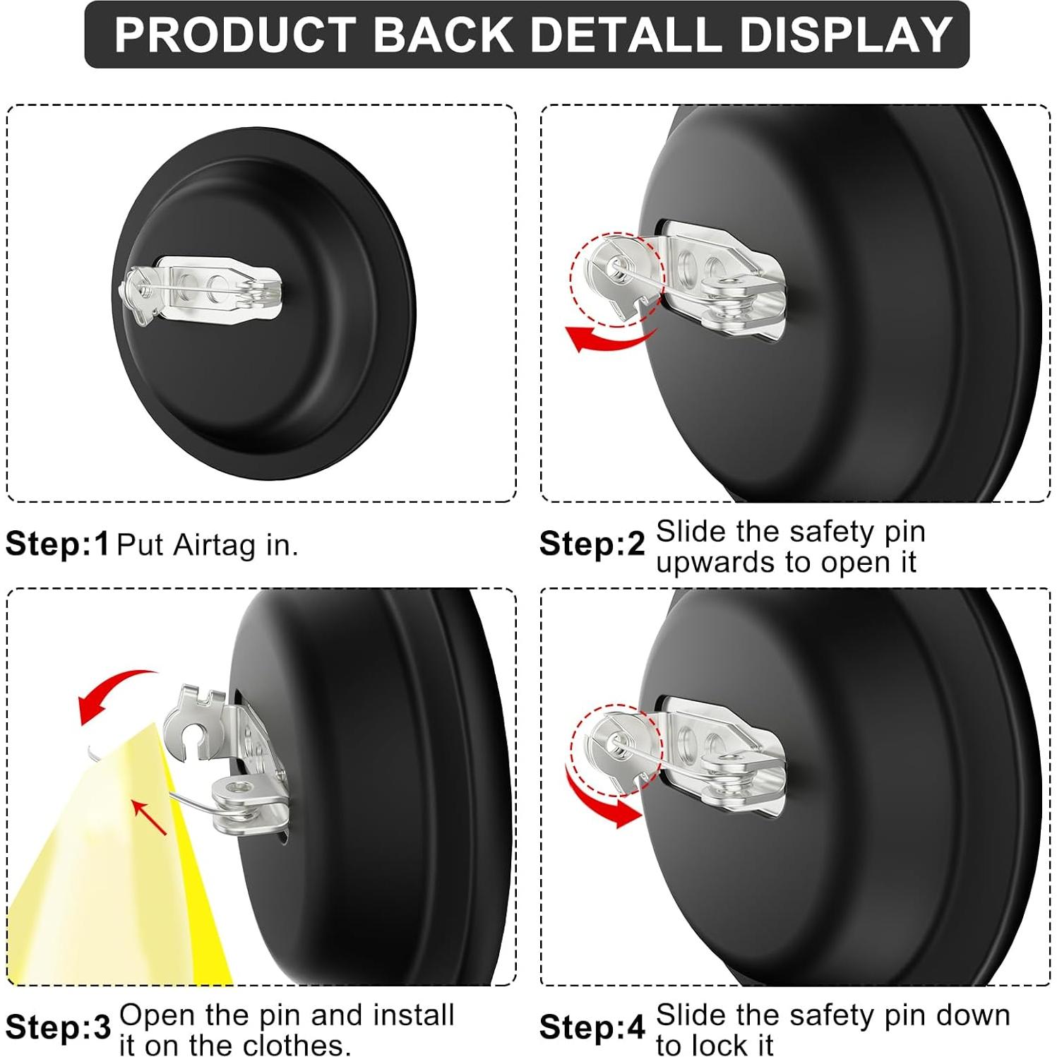 Funda Oculta para AirTag Apple Niños - Paquete de 2