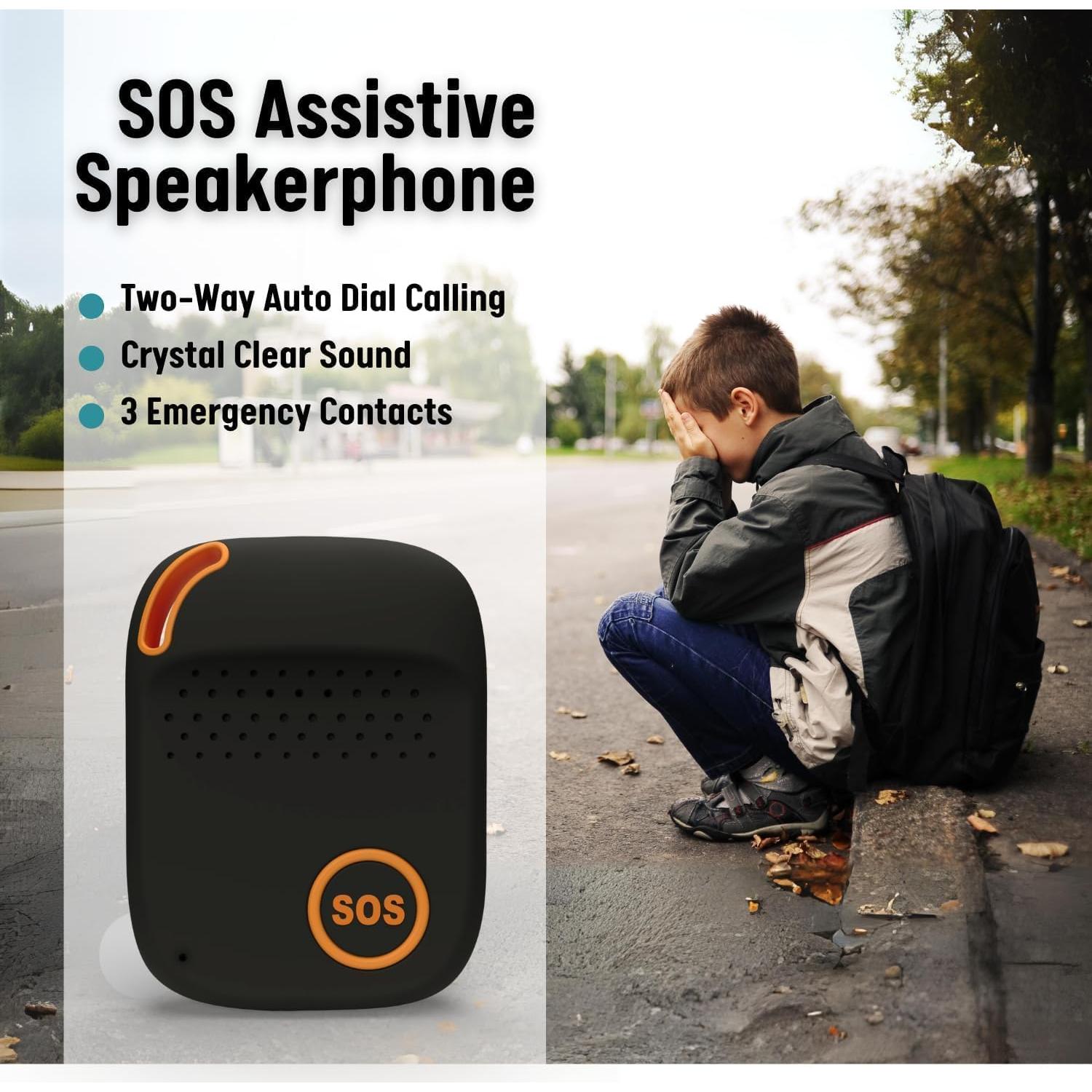 Rastreador GPS SecuLife para Niños con Botón SOS y Altavoz