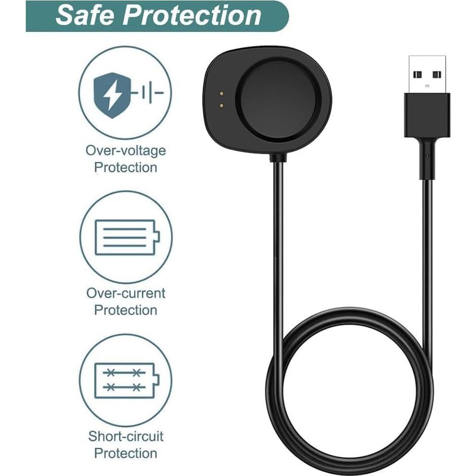 Cable de Carga Rápida Baifosrest para Amazfit T-Rex 3 y Balance